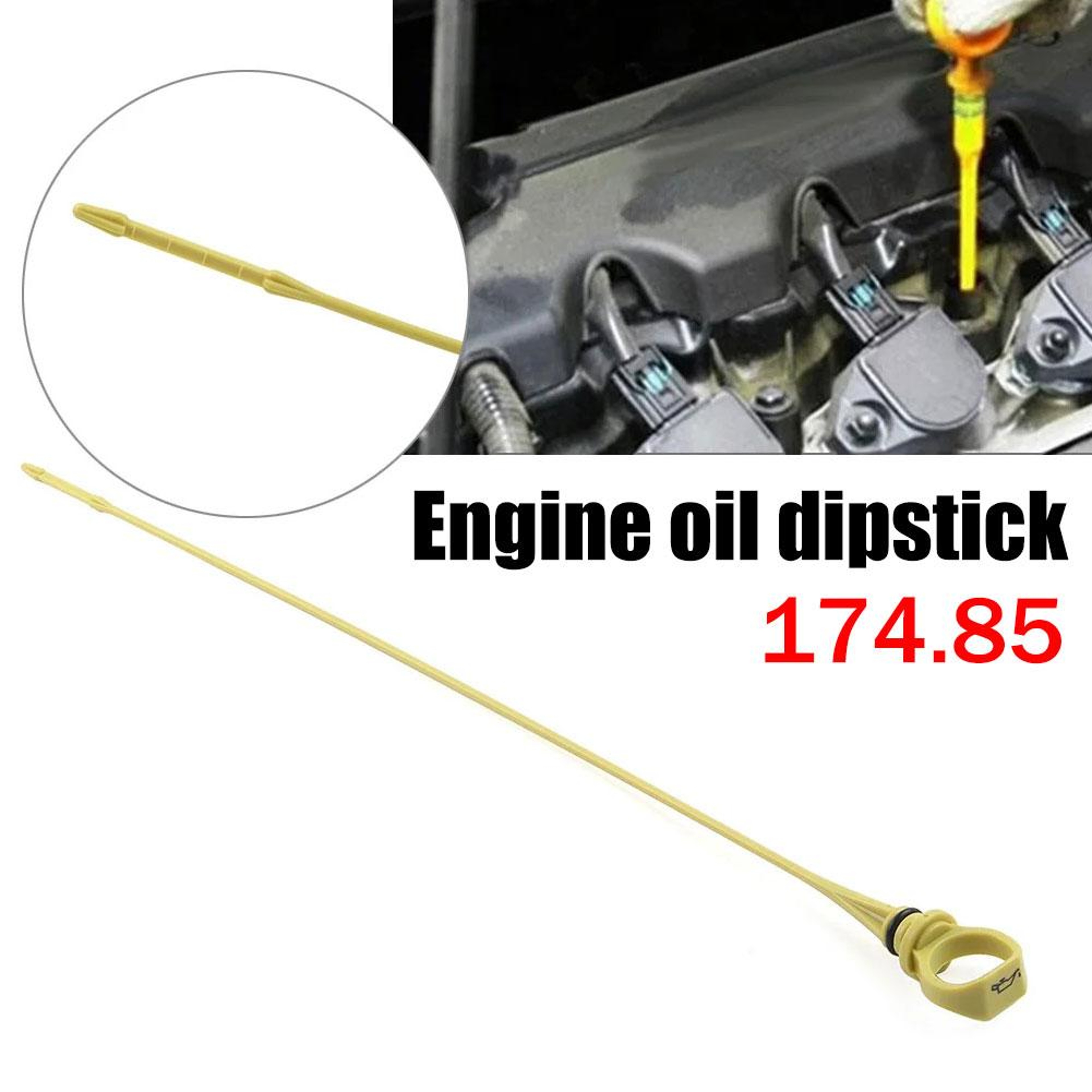 1.4 HDi Engine Oil Dipstick 1174.85 for Peugeot 206 307 Citroen C2 C3 Xsara – view 4