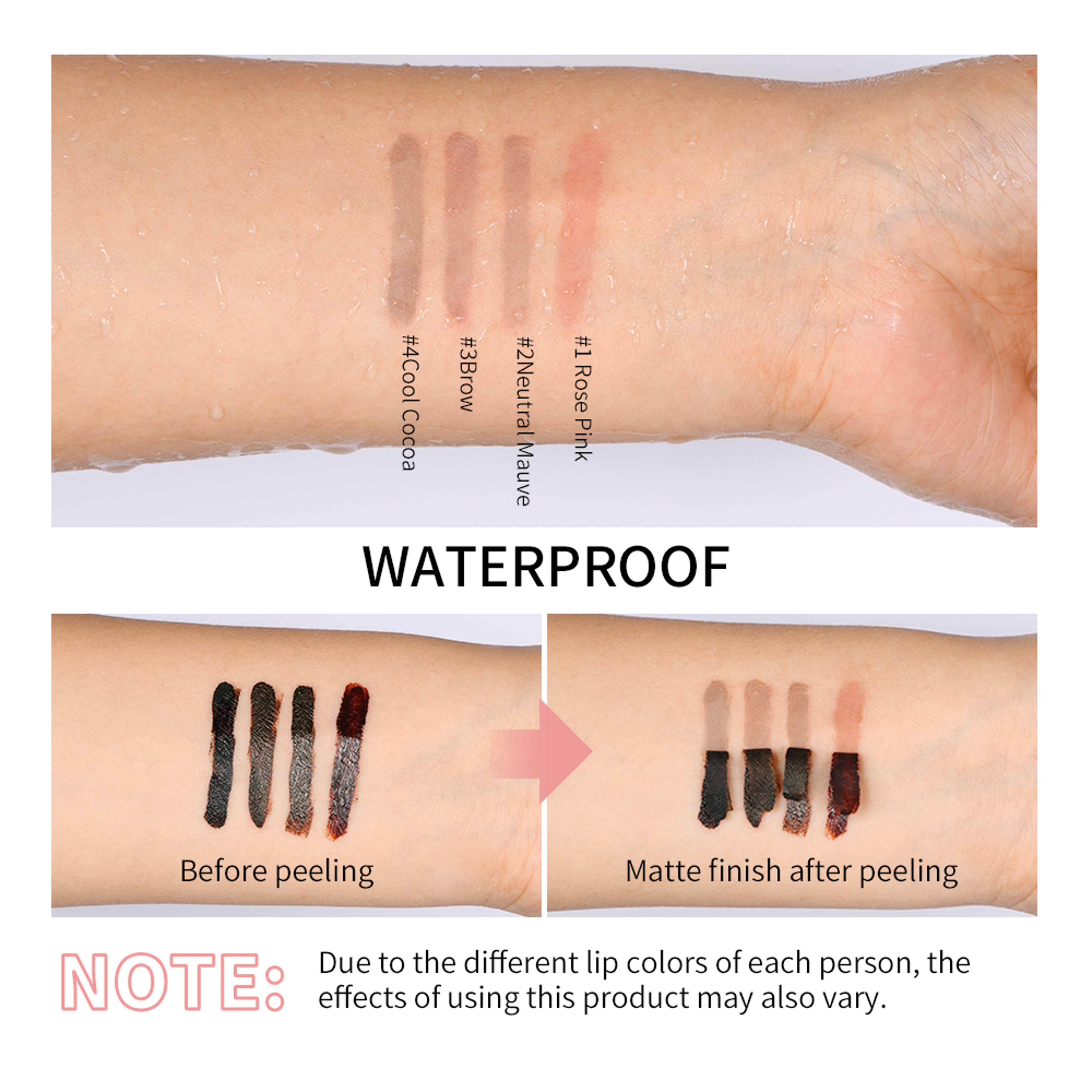 Lakerain Peel Off Lip Liner Waterproof Long Lasting Lip Stain – view 4
