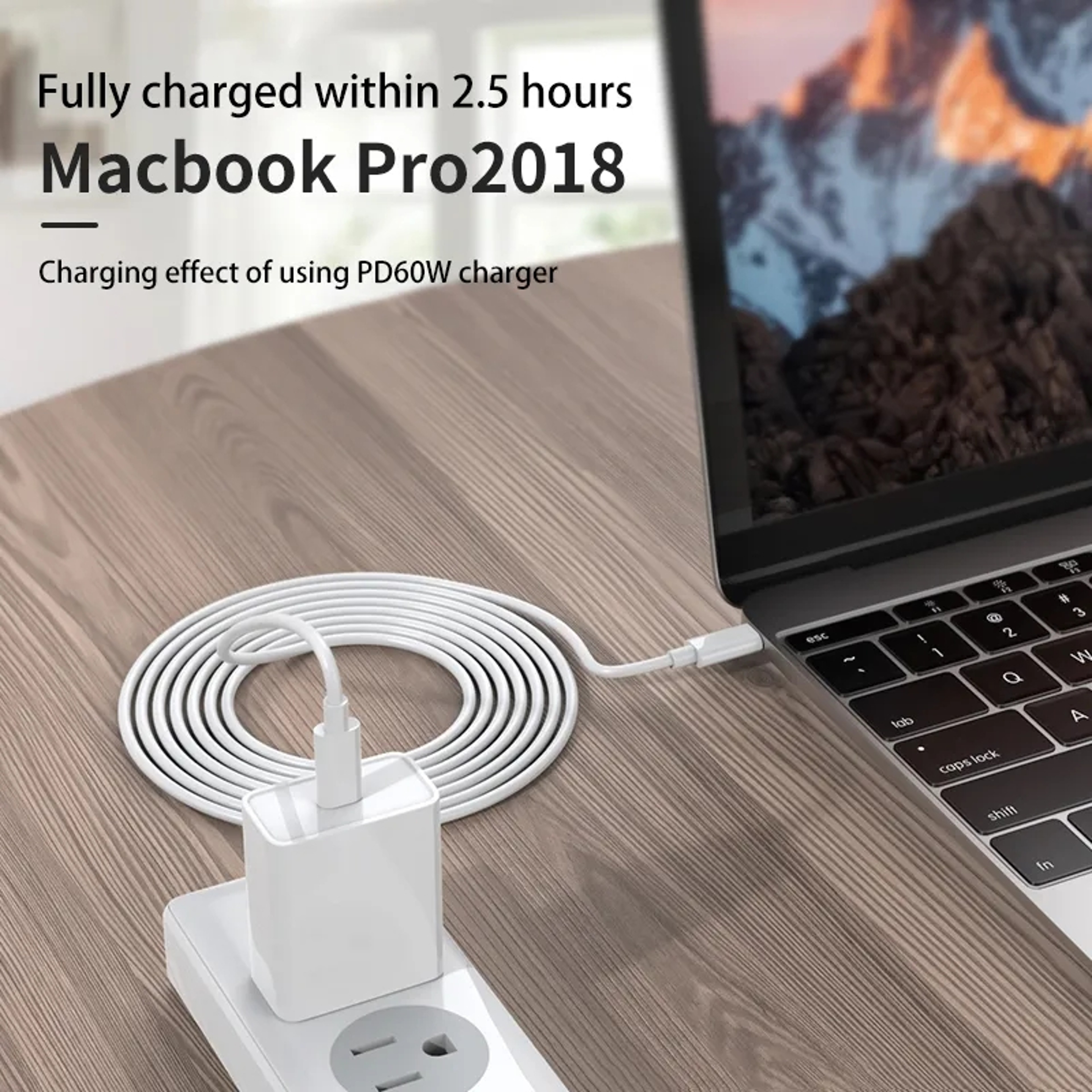 100W USB C to USB C Cable PD Fast Charging Data Cable for iPhone Samsung MacBook – view 6