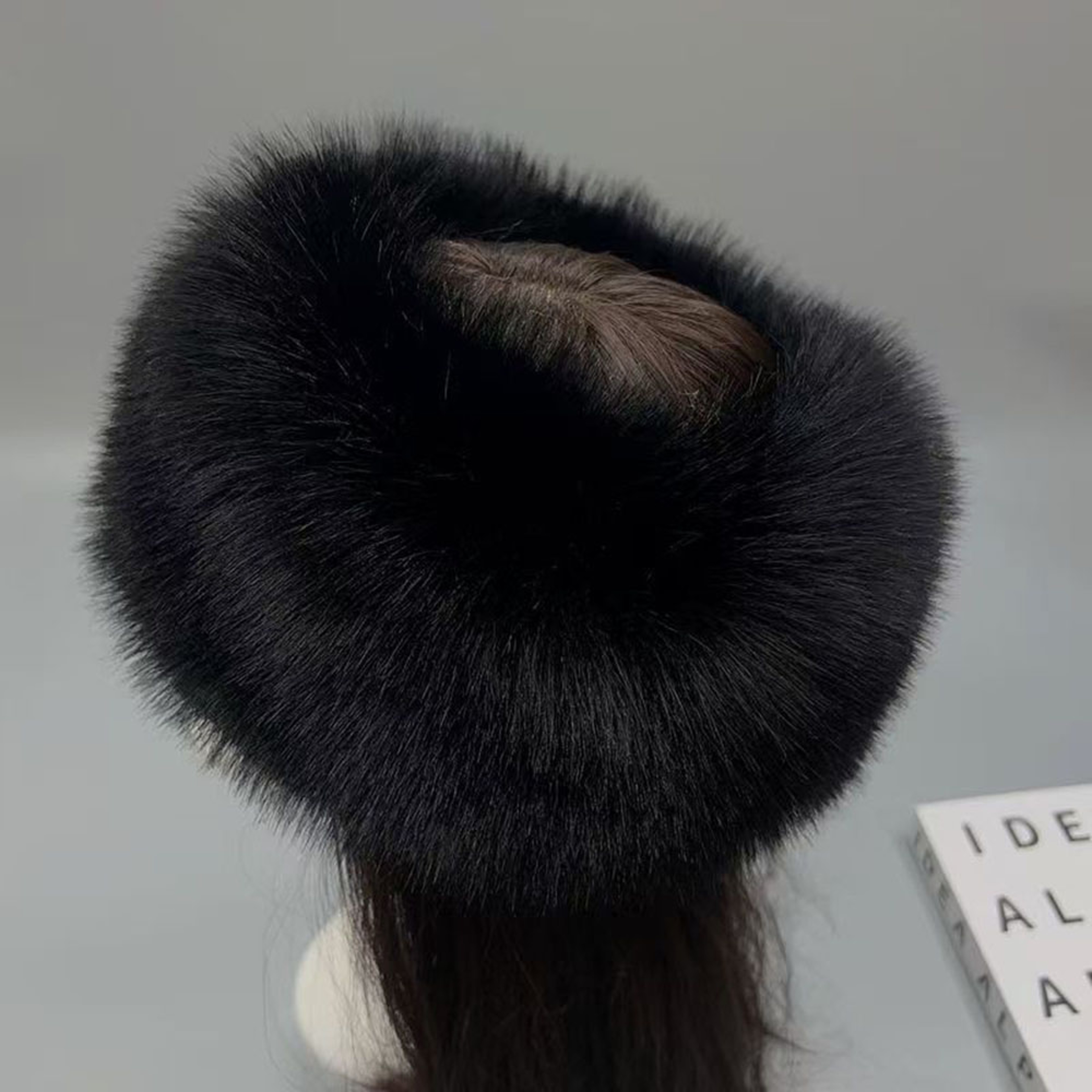 Faux Fur Headband Winter Ear Warmer Plush Windproof Ski Headwear 22