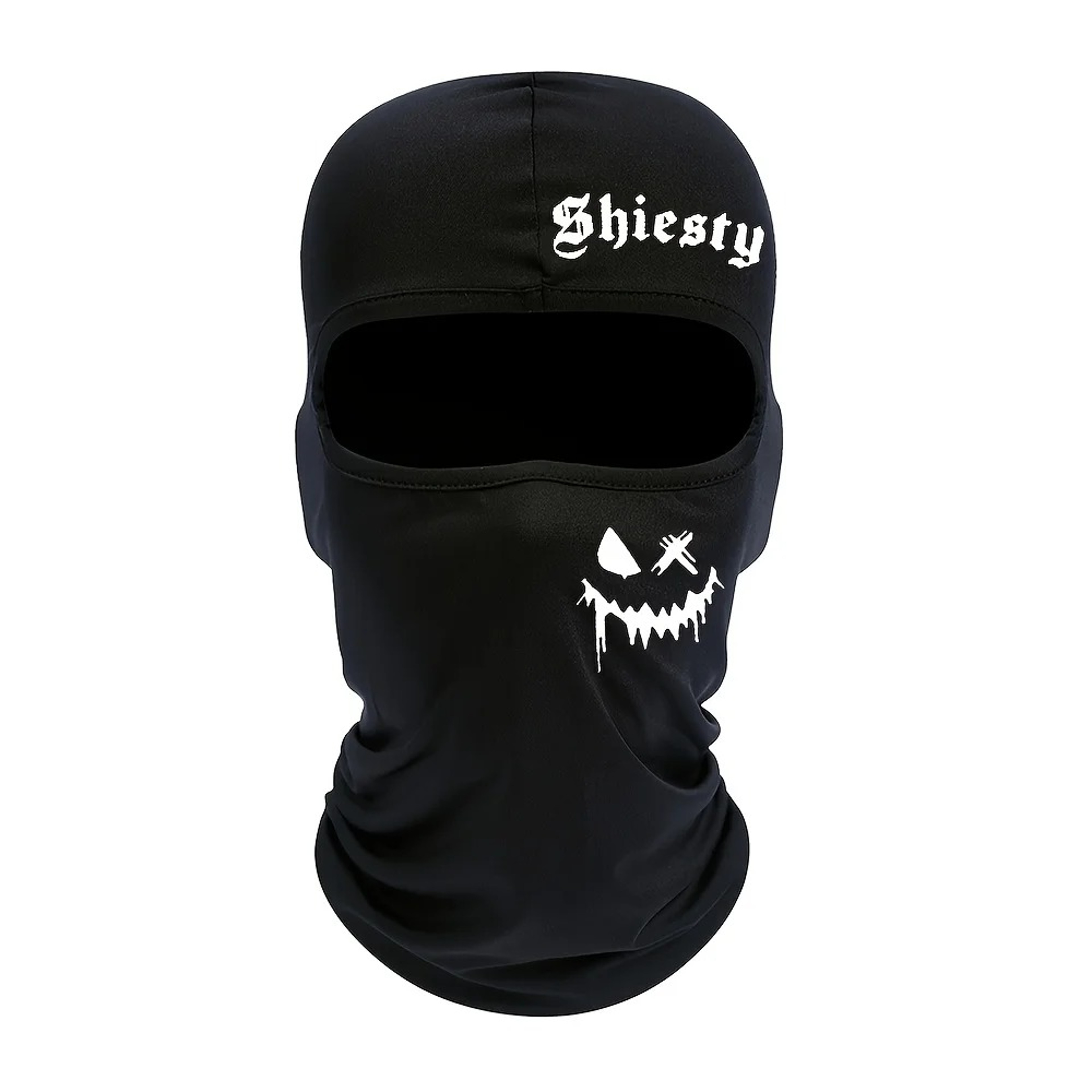 Smiling Face Balaclava Motorcycle Face Mask Cooling Neck Gaiter For Men And Women 3