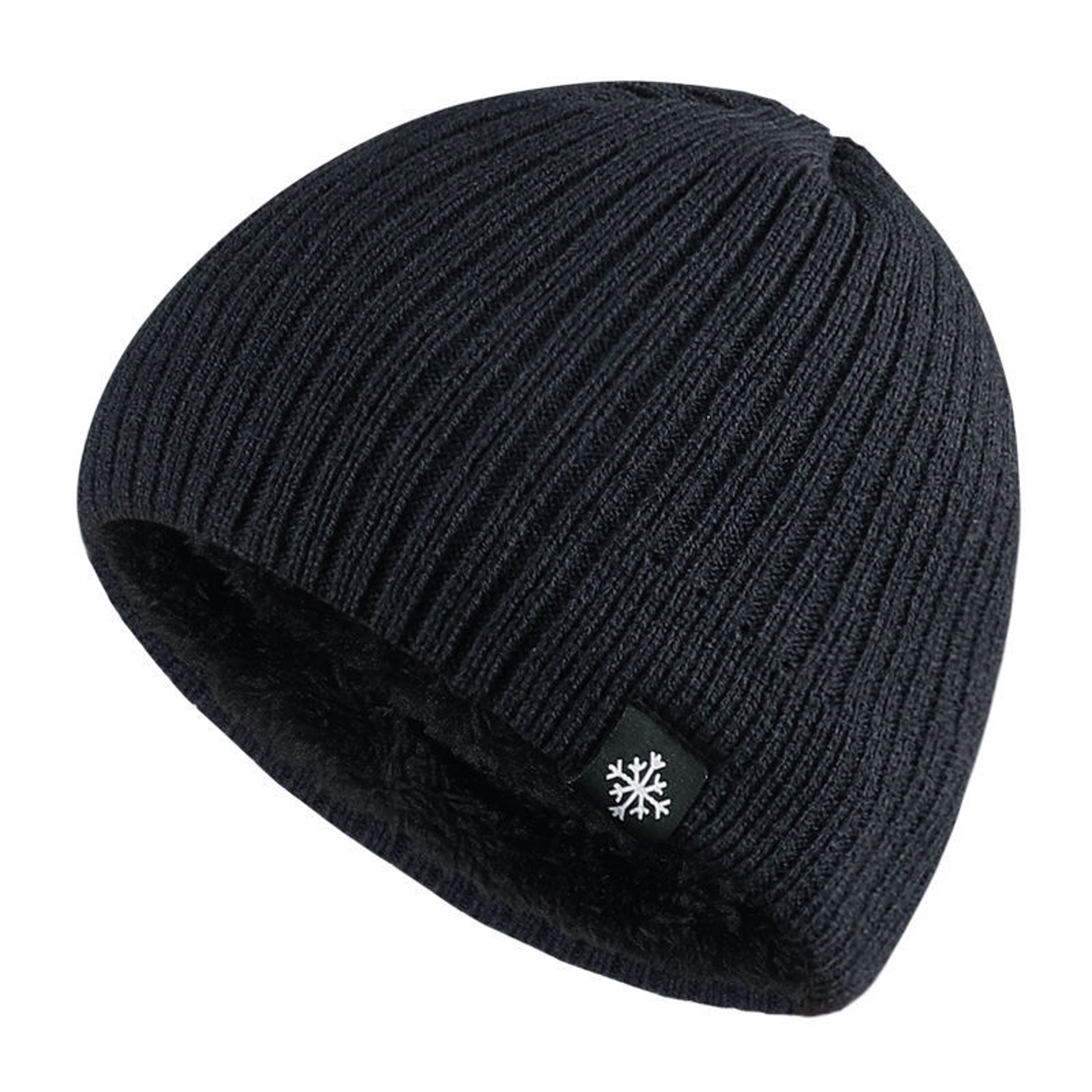Warm Wool Blend Winter Beanie Unisex Thick Knit Windproof Hat – view 11