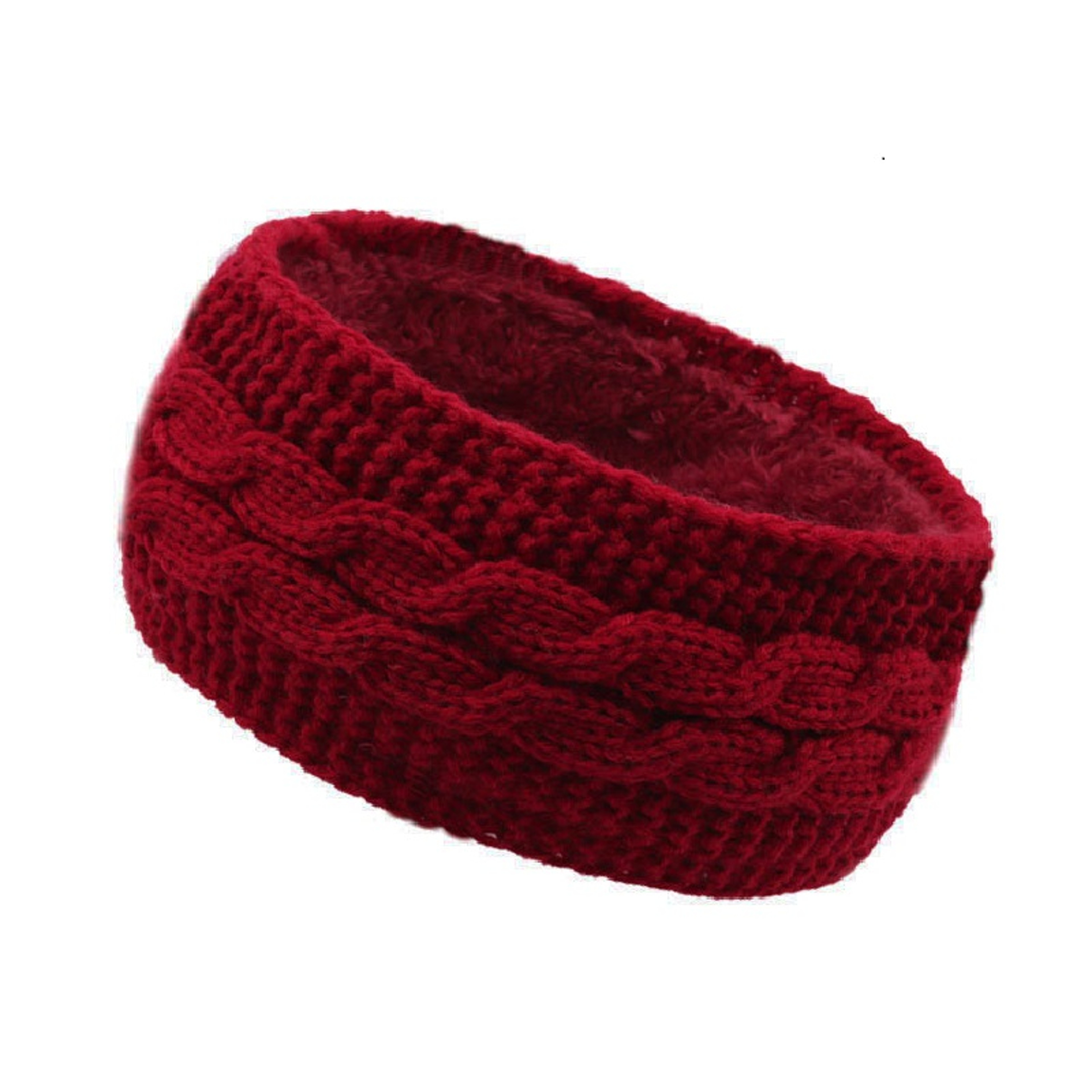 Winter Velvet Knit Ear Warmer Headband Warm Windproof Cold Weather Headband – view 9