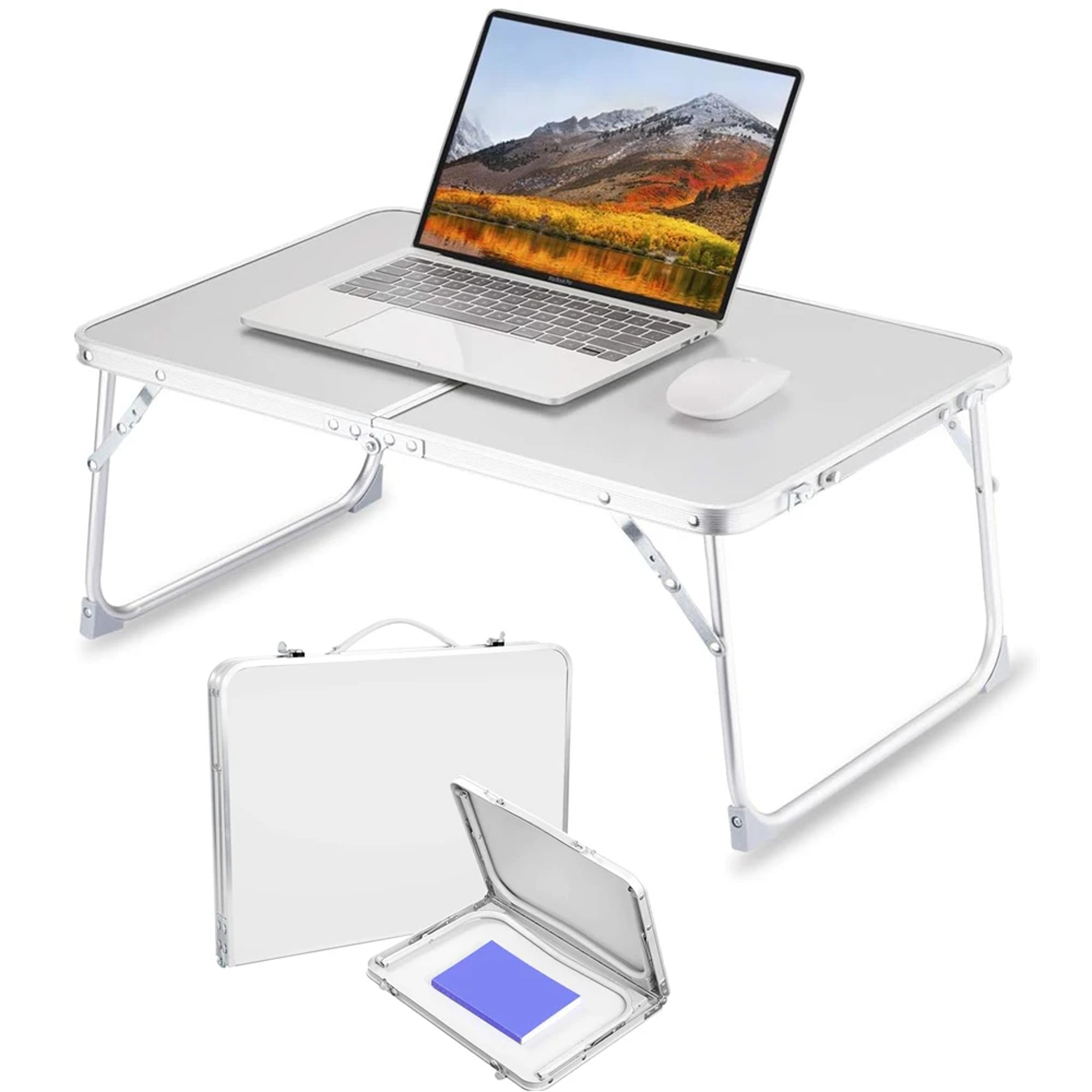 Portable Foldable Laptop Bed Desk Lightweight Lap Table For Work Study And Breakfast 1
