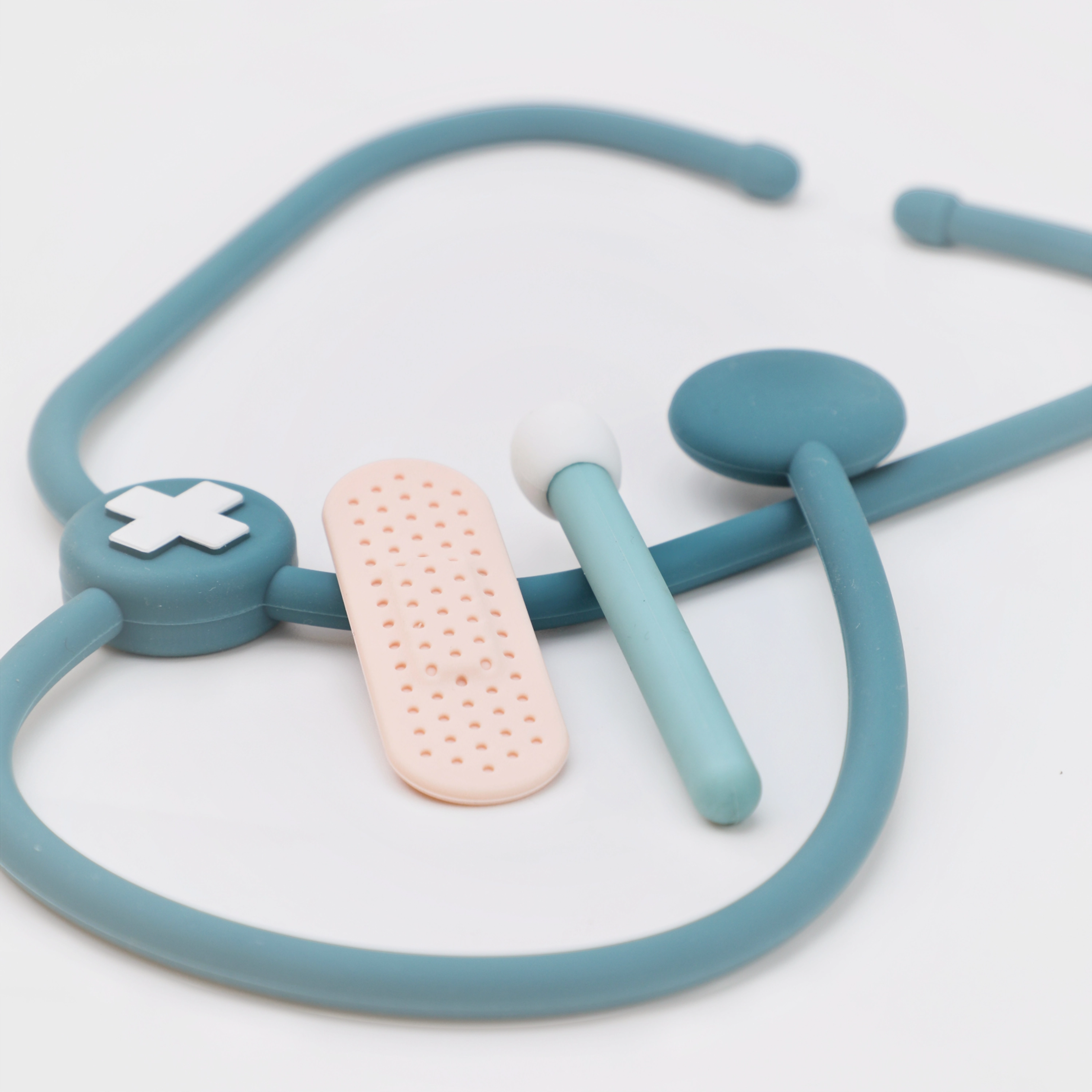 Kids Silicone Doctor Toy Set Montessori Pretend Play Medical Kit – view 4