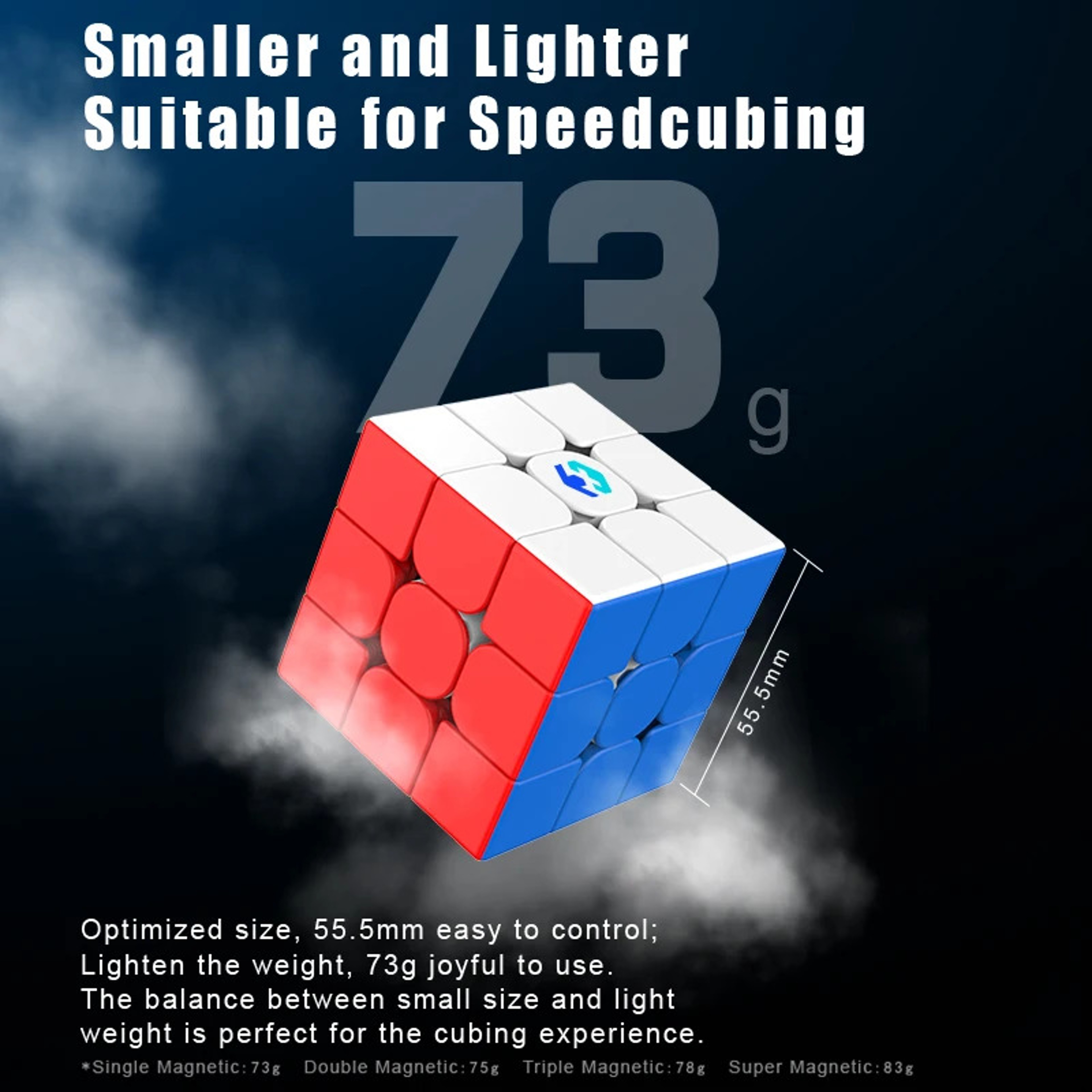 X3 Professional Magnetic Speed Cube 3x3 Adjustable Tension Puzzle 4