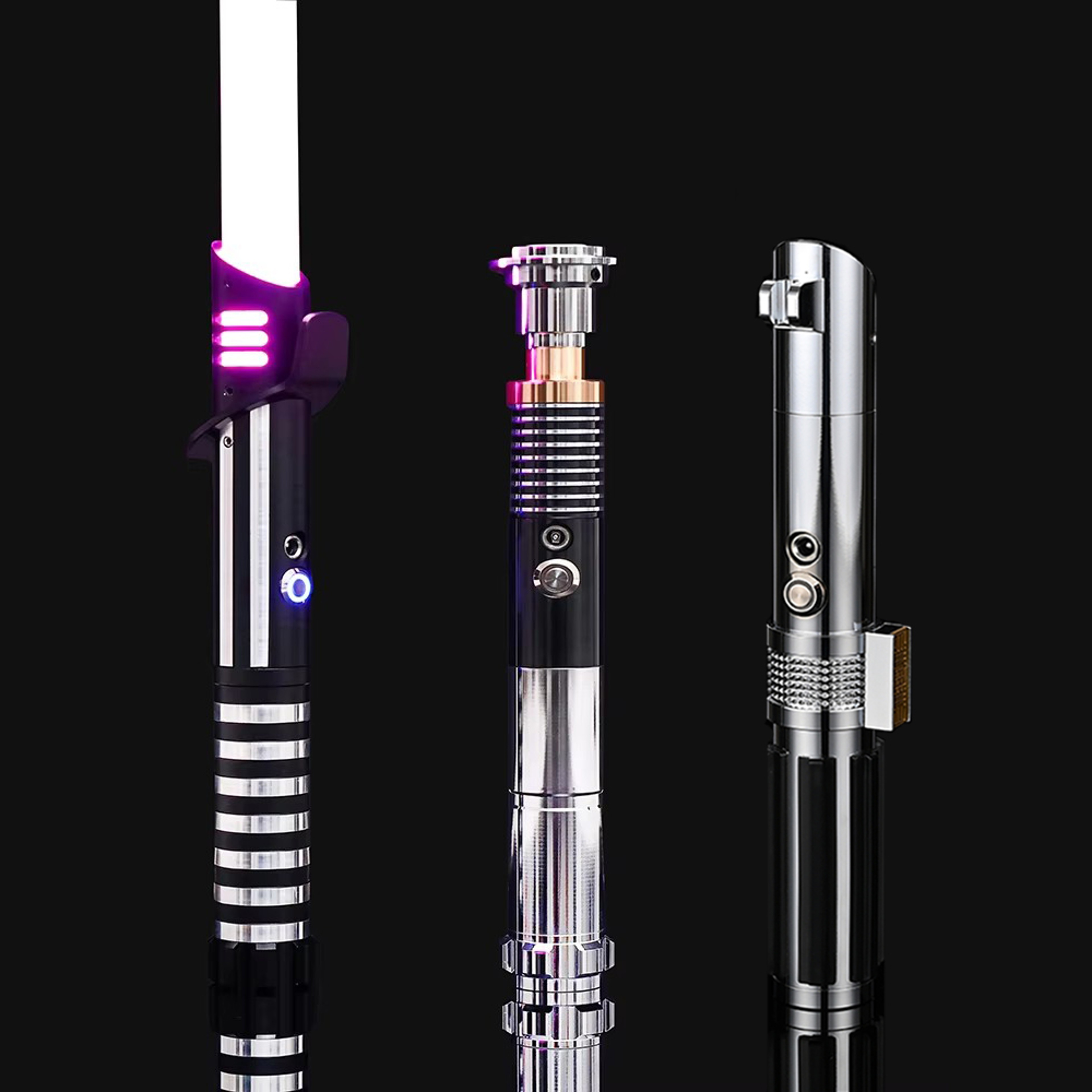 RGB Metal Lightsaber With 16 Colors Sound Effects And Detachable Blade 0