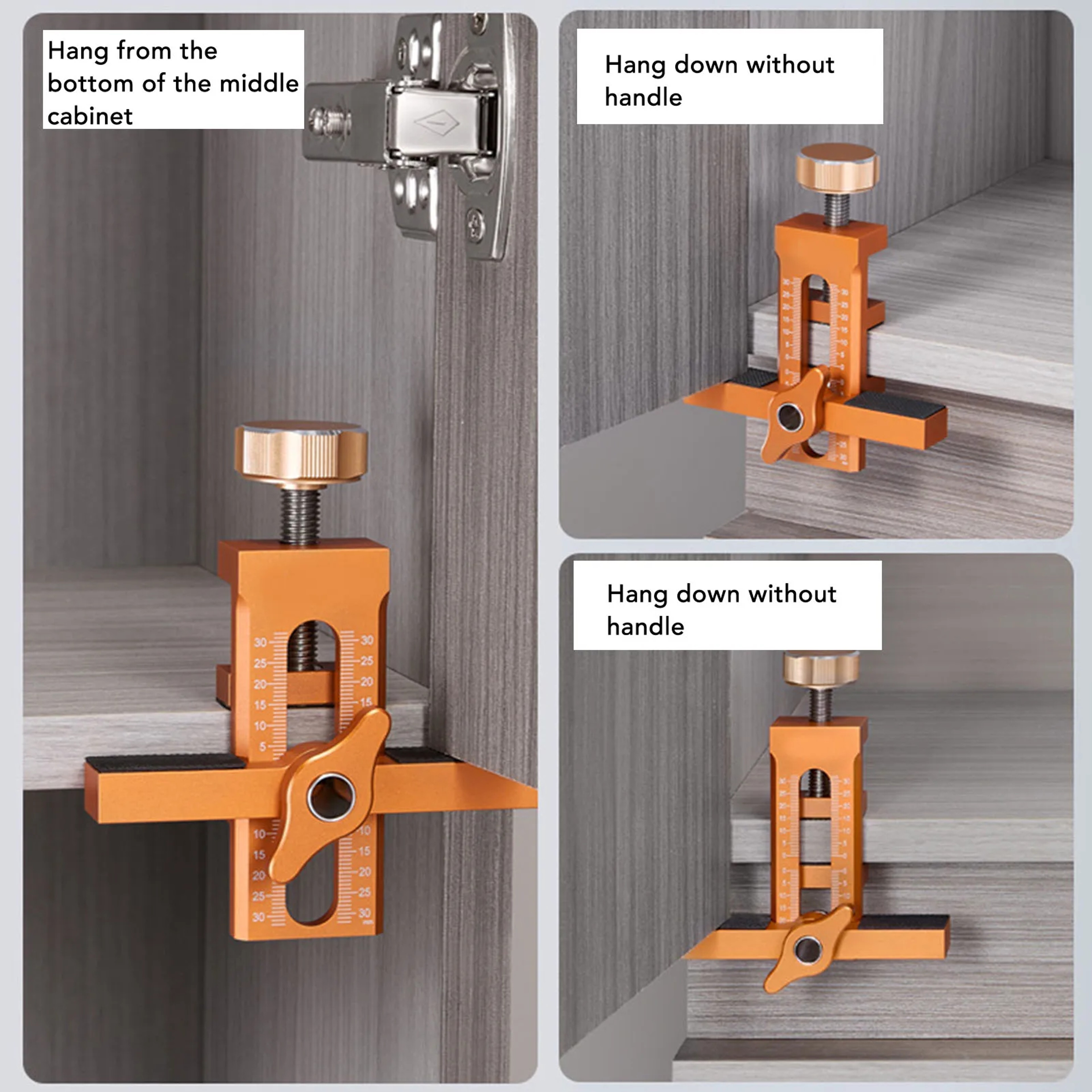 Adjustable Cabinet Door Mounting Jig Installation Tool For Precise Alignment 3
