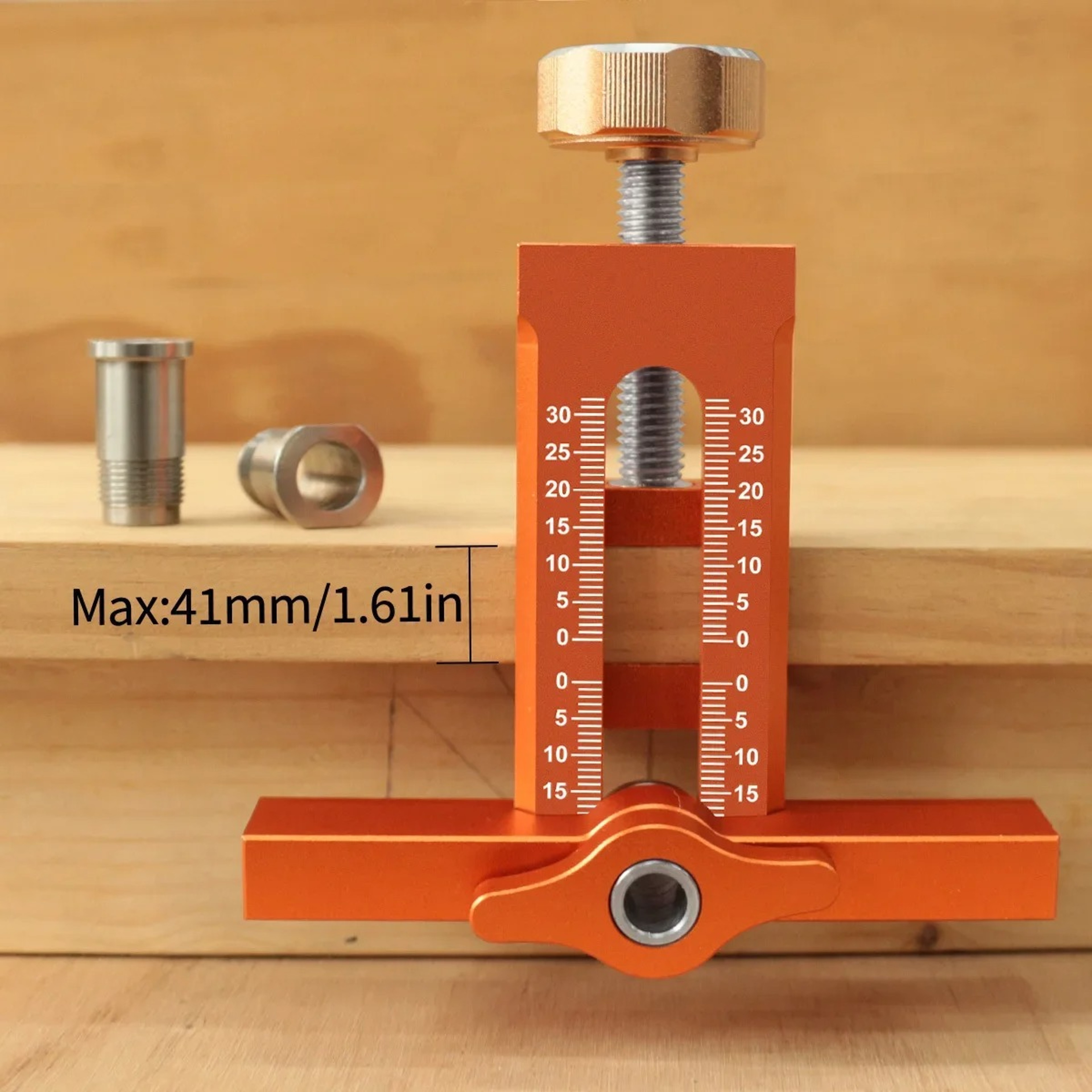 2 in 1 Cabinet Door Installation Jig Adjustable Positioning and Drilling Guide – view 5