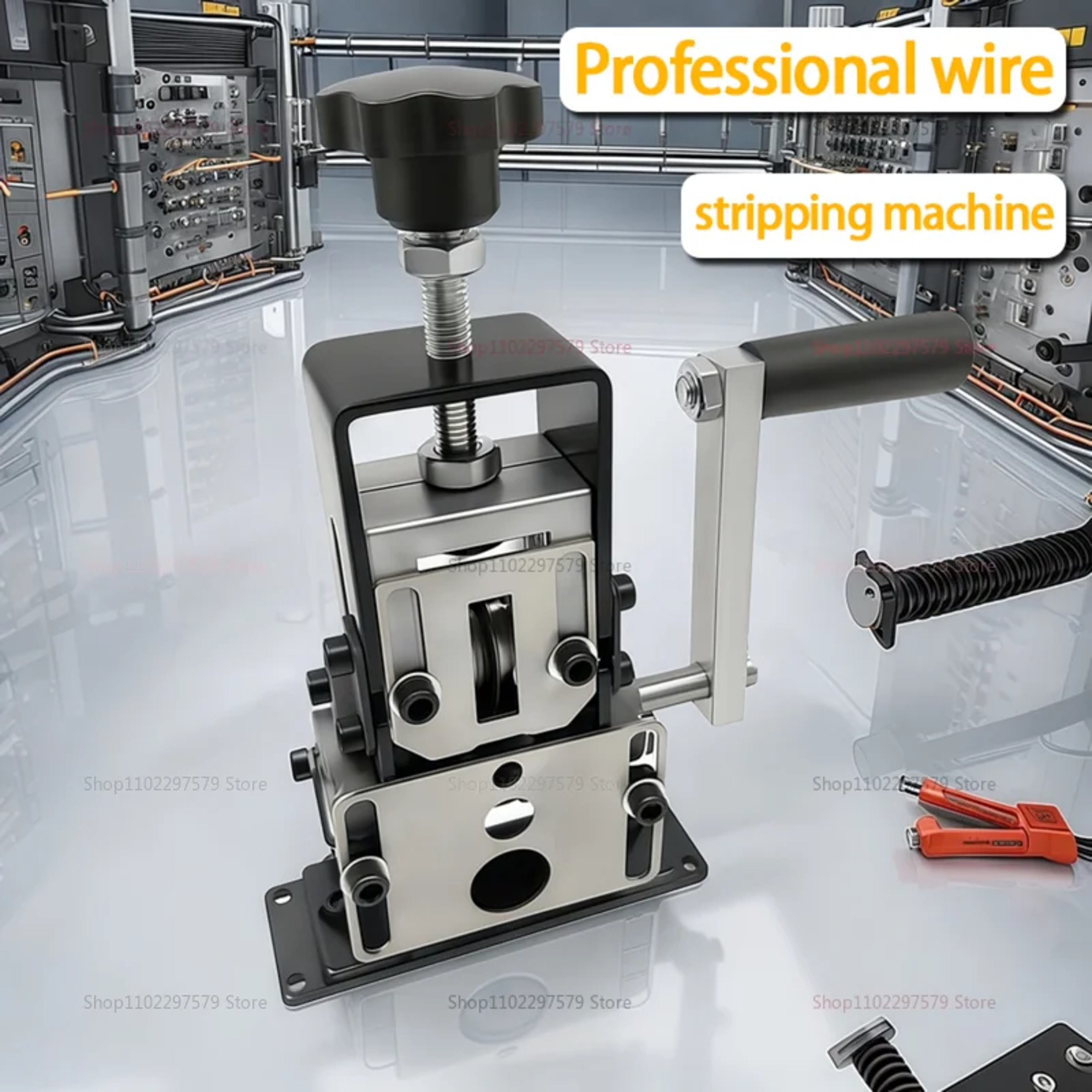 Wire Stripper Machine Drill Powered Copper Cable Peeling Tool 1