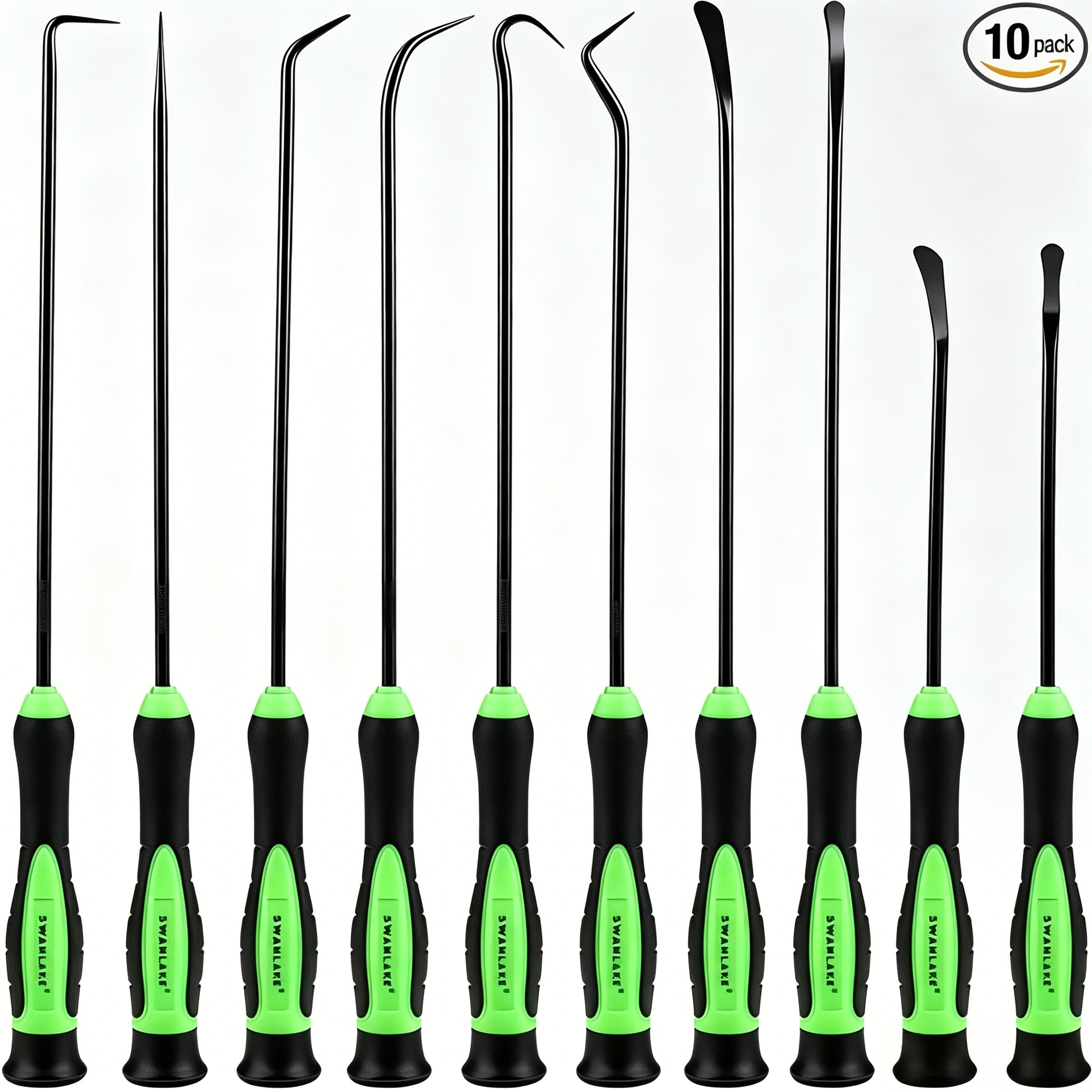 10 Piece Hook And Pick Tool Set For O Ring Seal And Gasket Removal 0