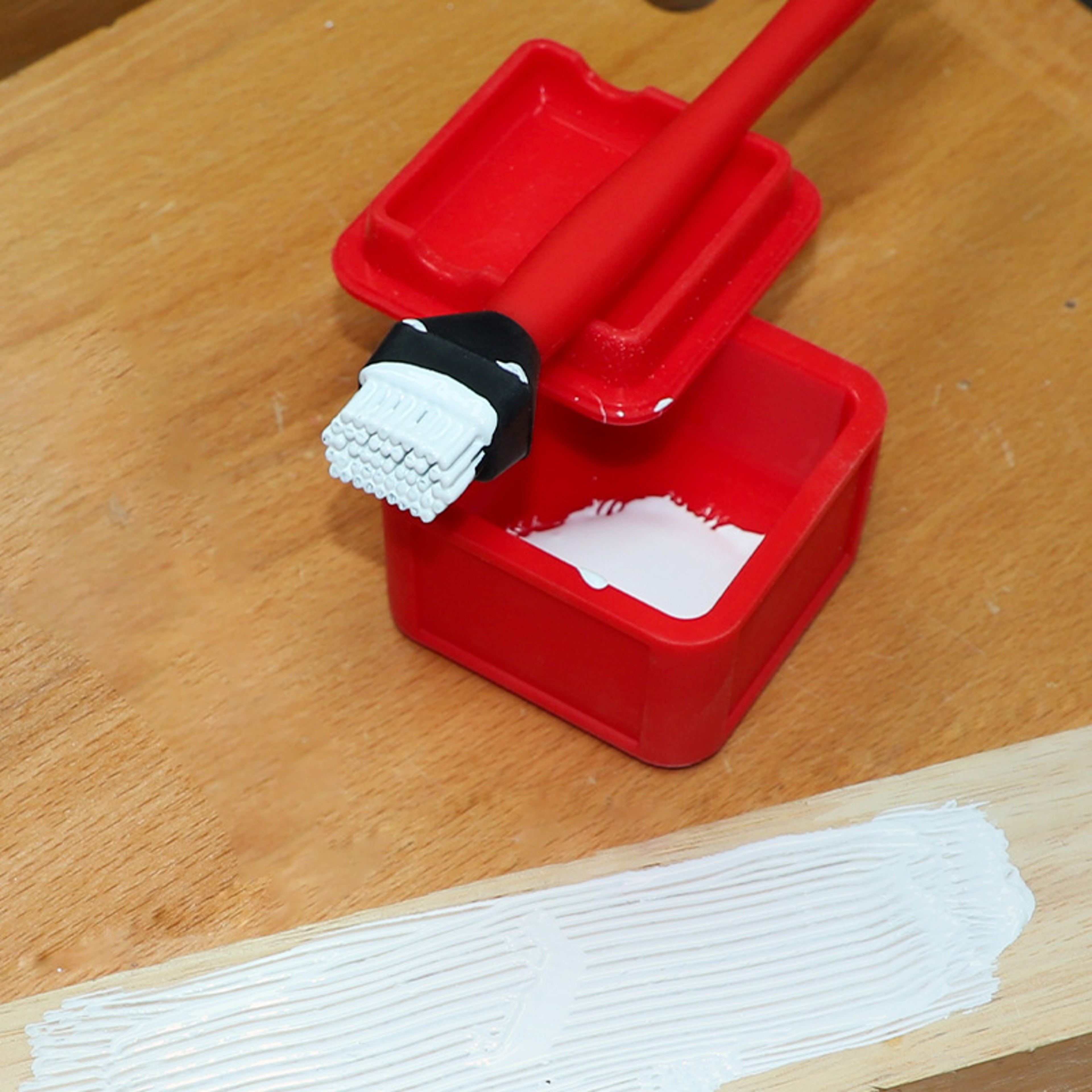 2PCS Silicone Glue Brush Kit With Sealable Glue Pod For Woodworking DIY Projects 5