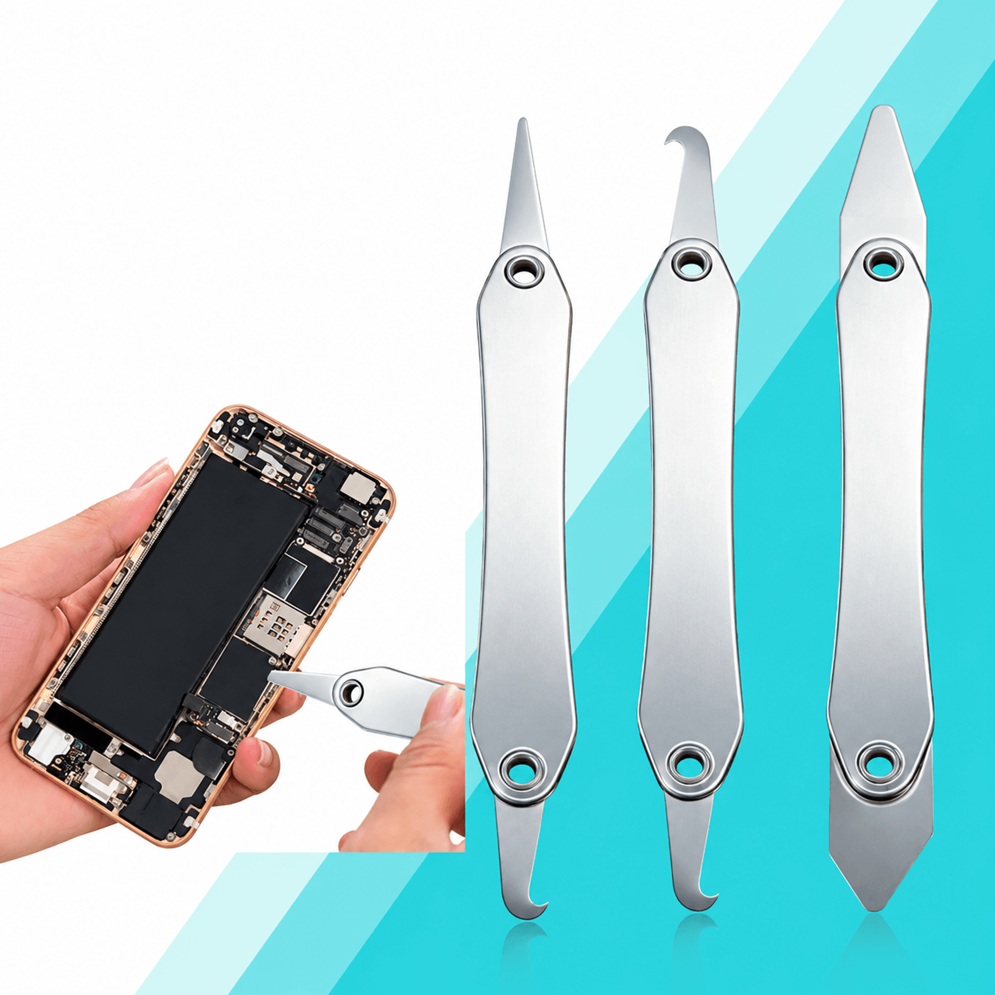 CPU Prying Knife Kit For Phone Repair IC Chip Removal And BGA Repair 0