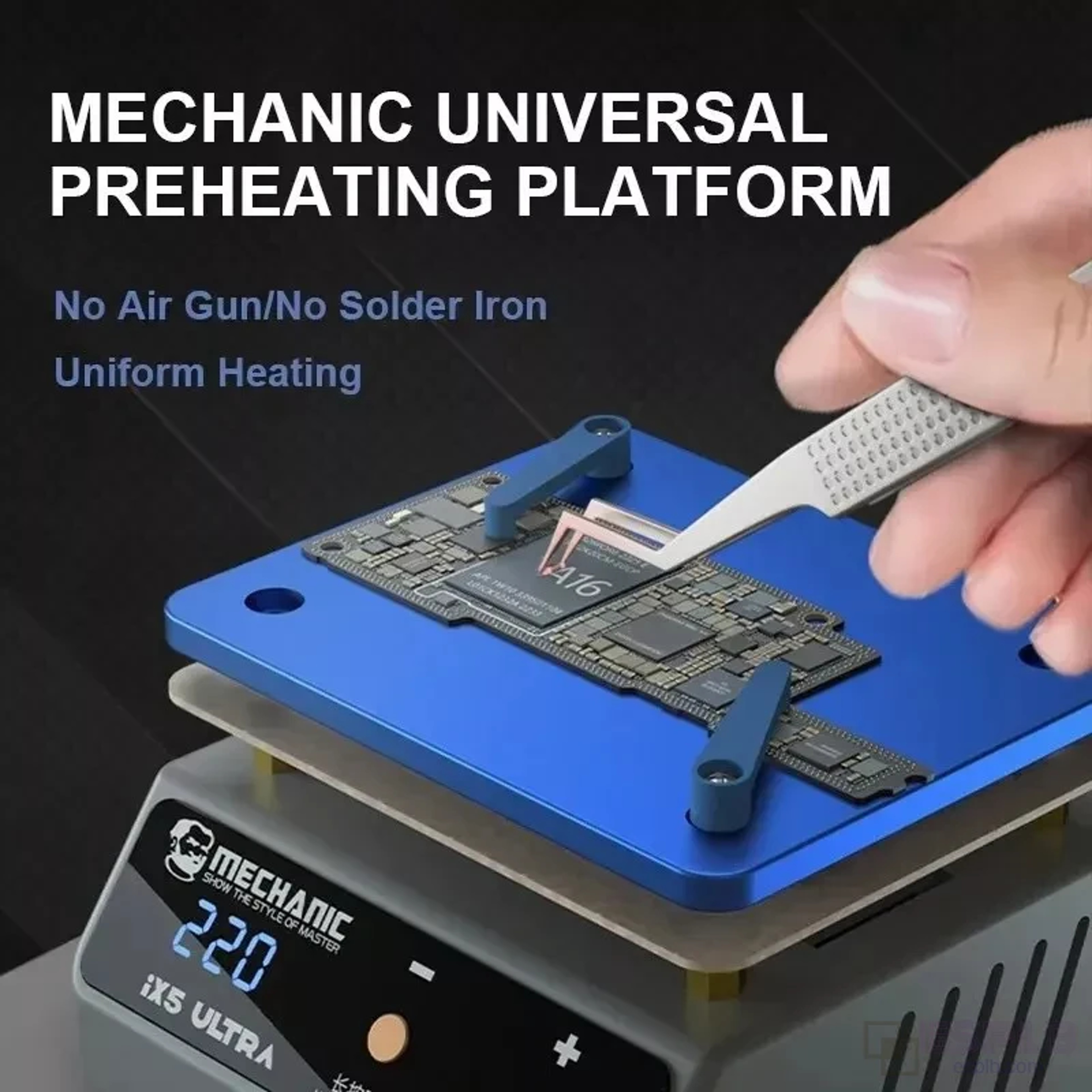 IX5 Ultra Motherboard Preheating Platform PCB Heating Station For Phone Repair 4