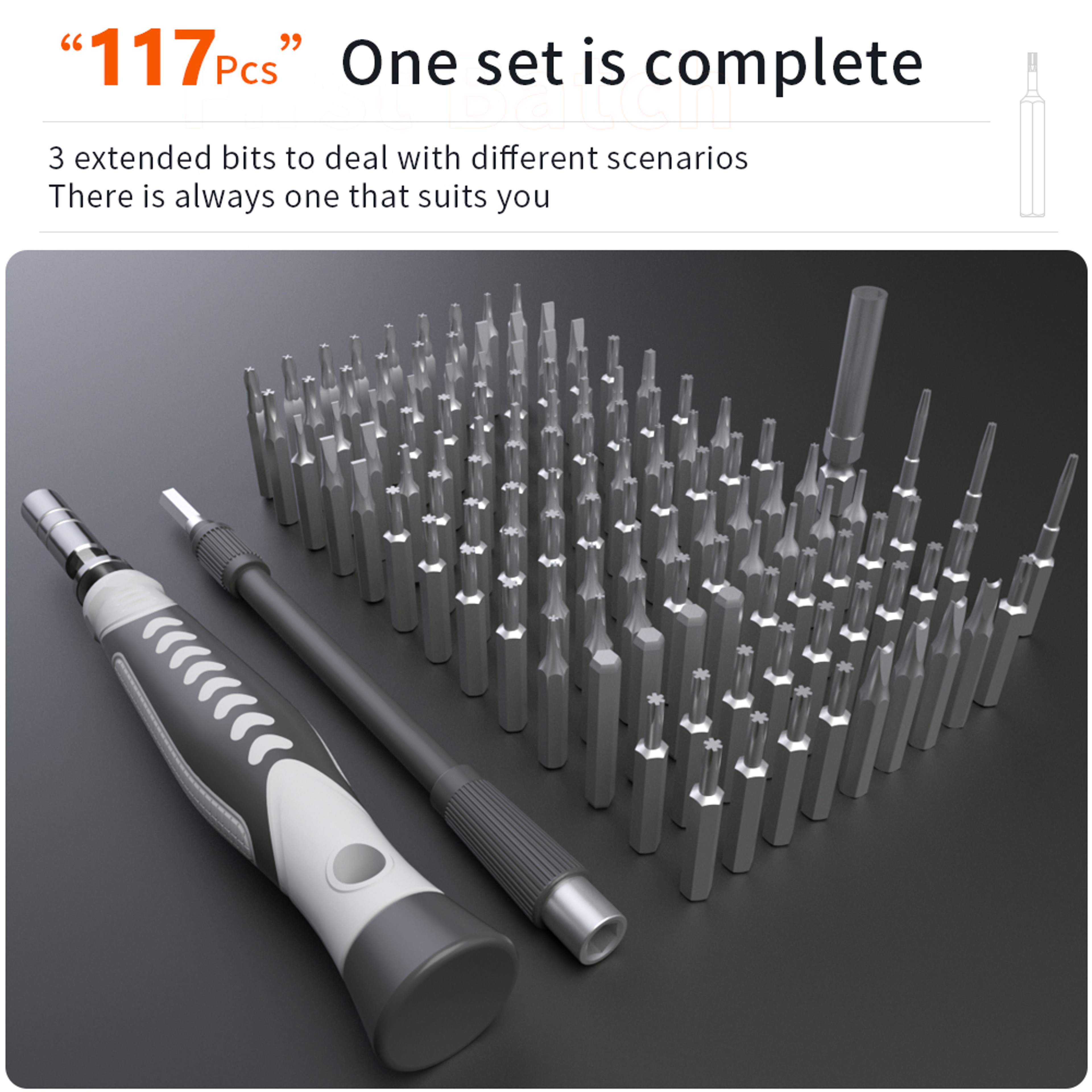 130 In 1 Precision Screwdriver Set Magnetic Electronics Repair Tool Kit 4