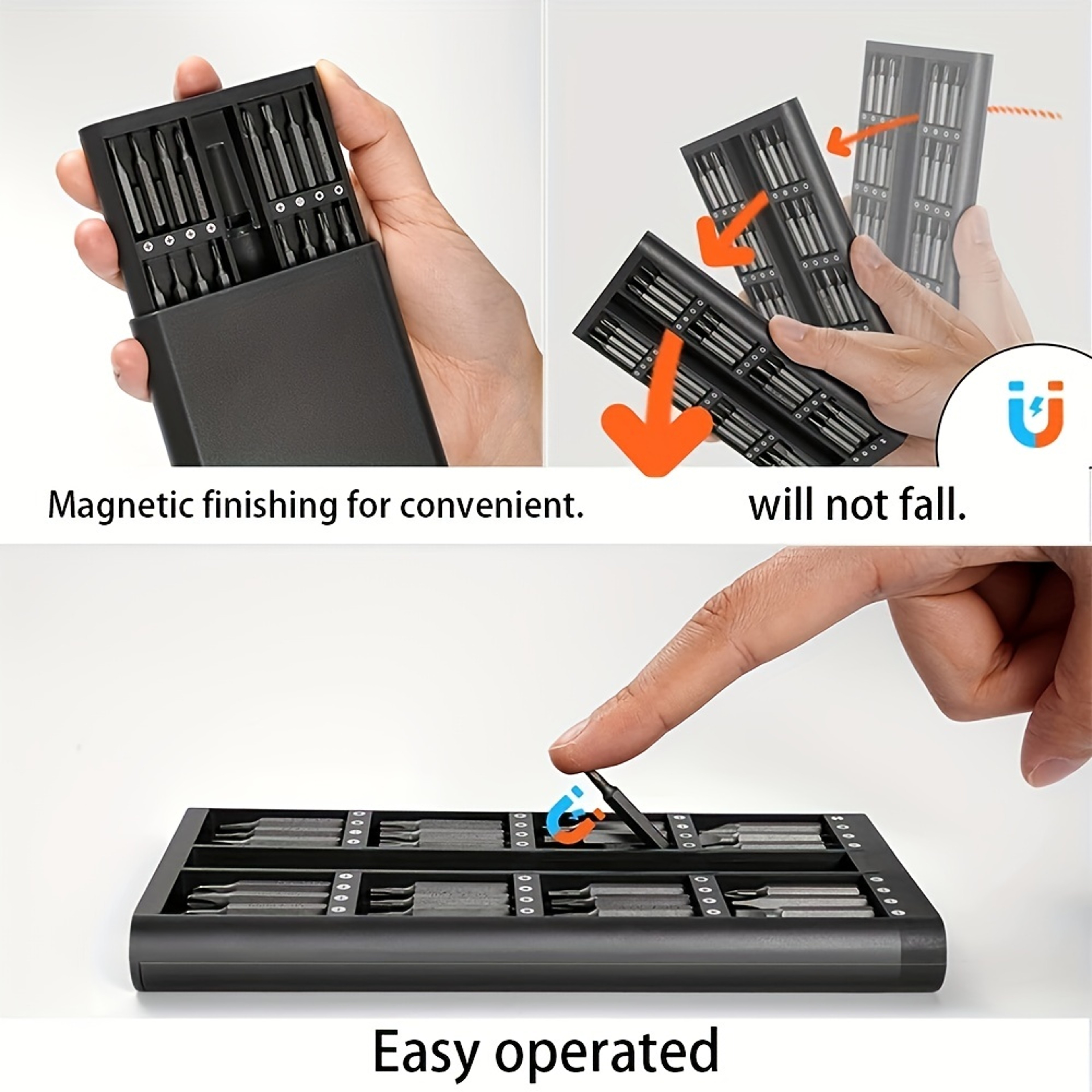 63 in 1 Precision Magnetic Screwdriver Set Electronics Repair Kit – view 4