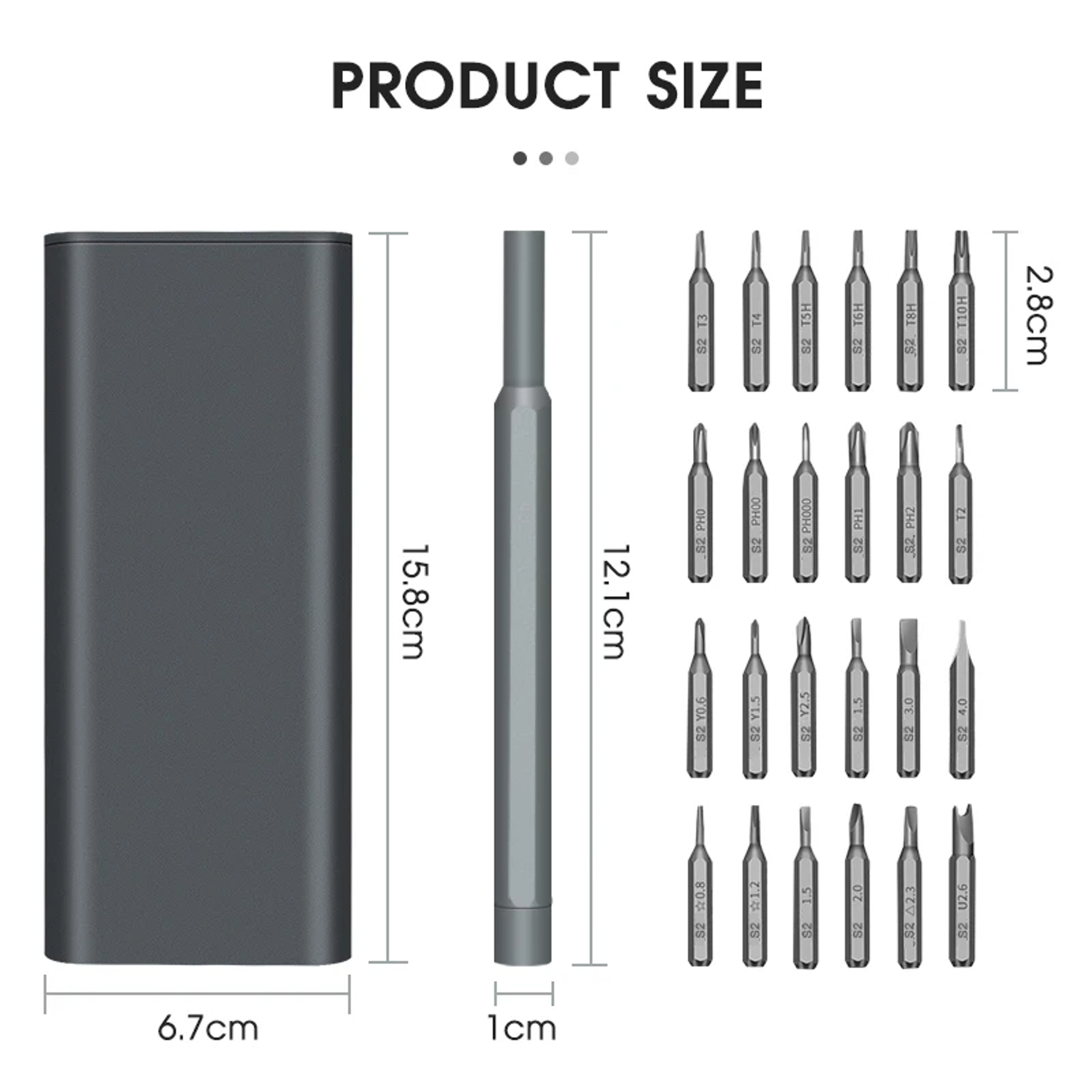 Precision Magnetic Screwdriver Set Mini Electronics Repair Tool Kit 6