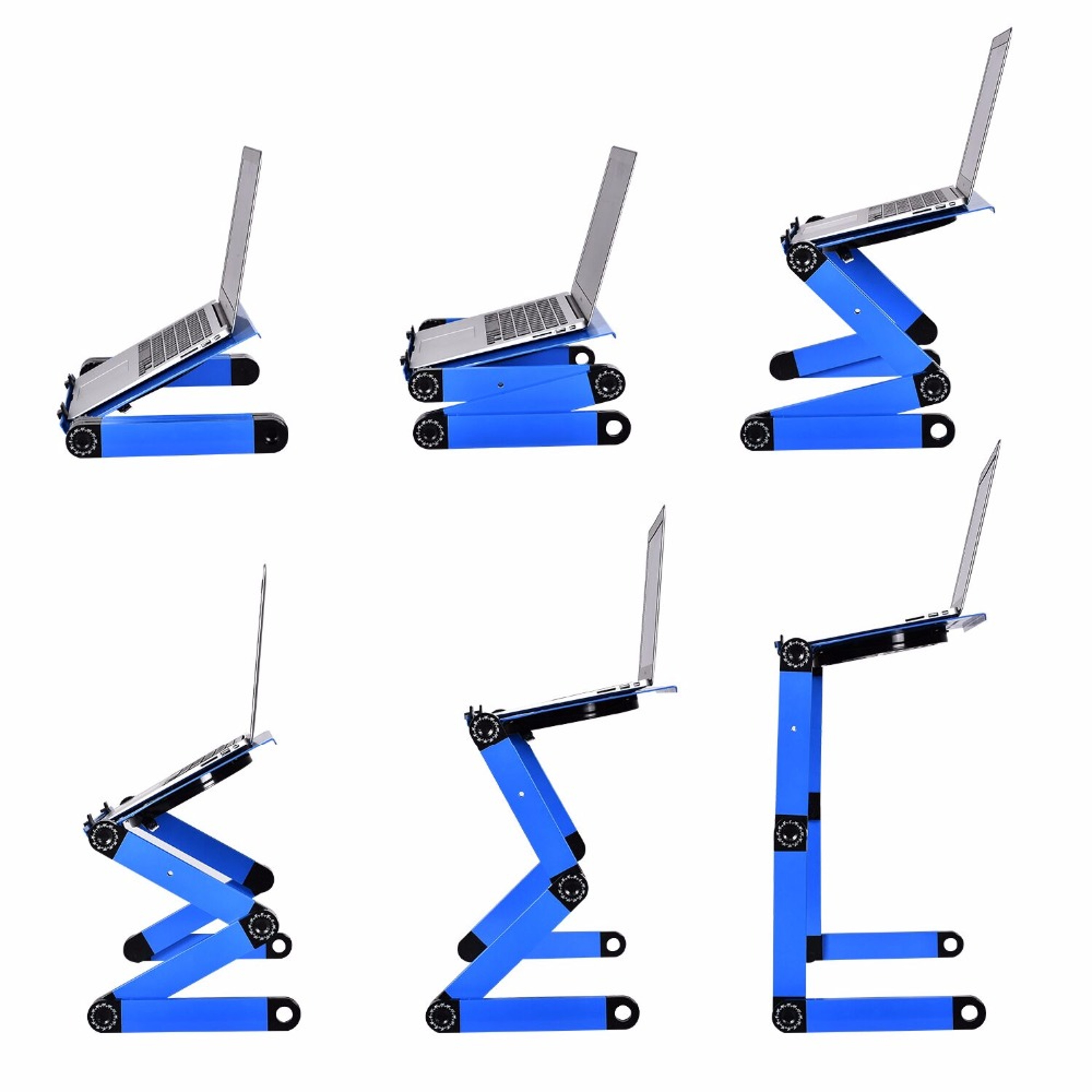 Adjustable Laptop Table Foldable Laptop Desk Portable Bed Tray Stand 5