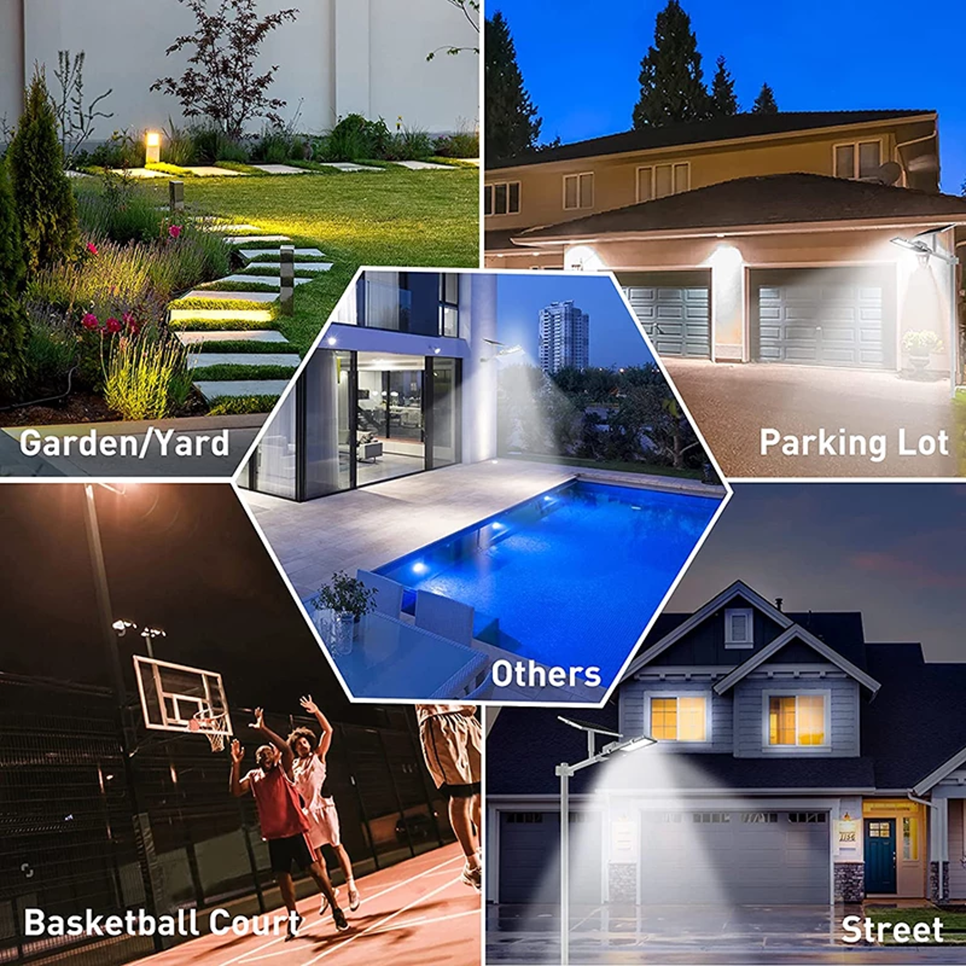 200W Solar Street Light Outdoor Waterproof Dusk to Dawn LED Light with Remote Control – view 6