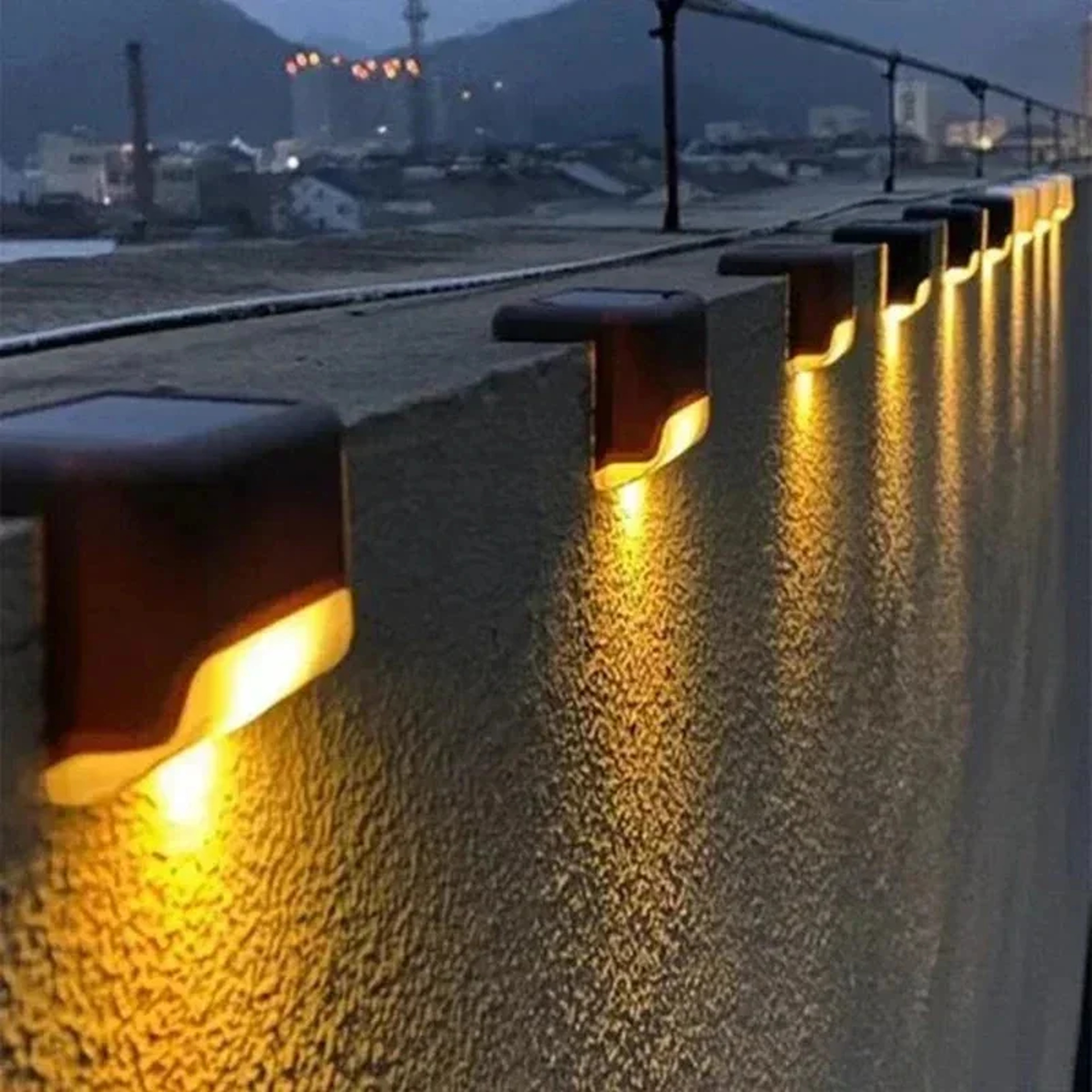 Waterproof Solar Step Lights LED Deck Lights for Stairs Patio Garden and Pathways – view 2