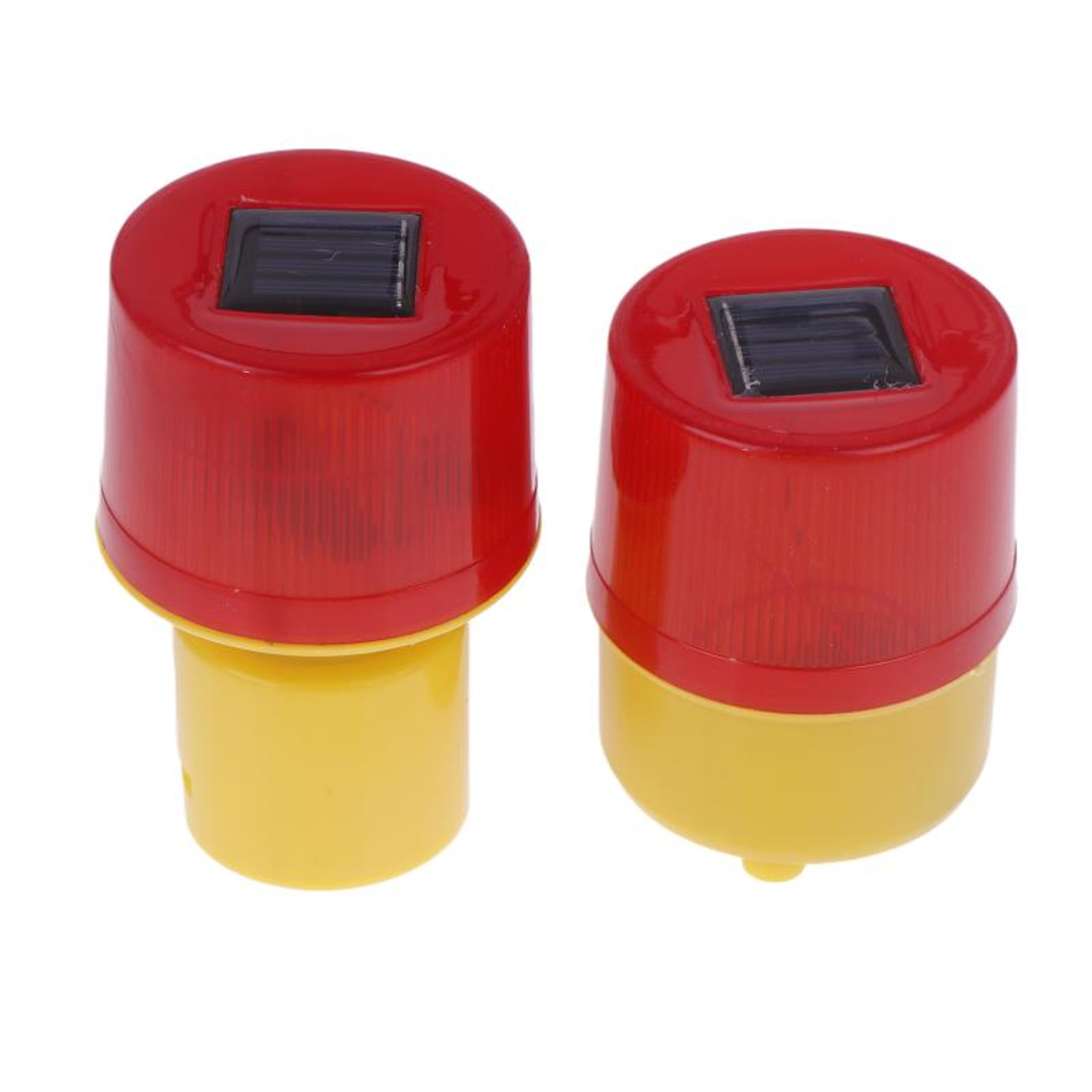 Solar LED Warning Light Traffic Construction Crane Emergency Beacon 9