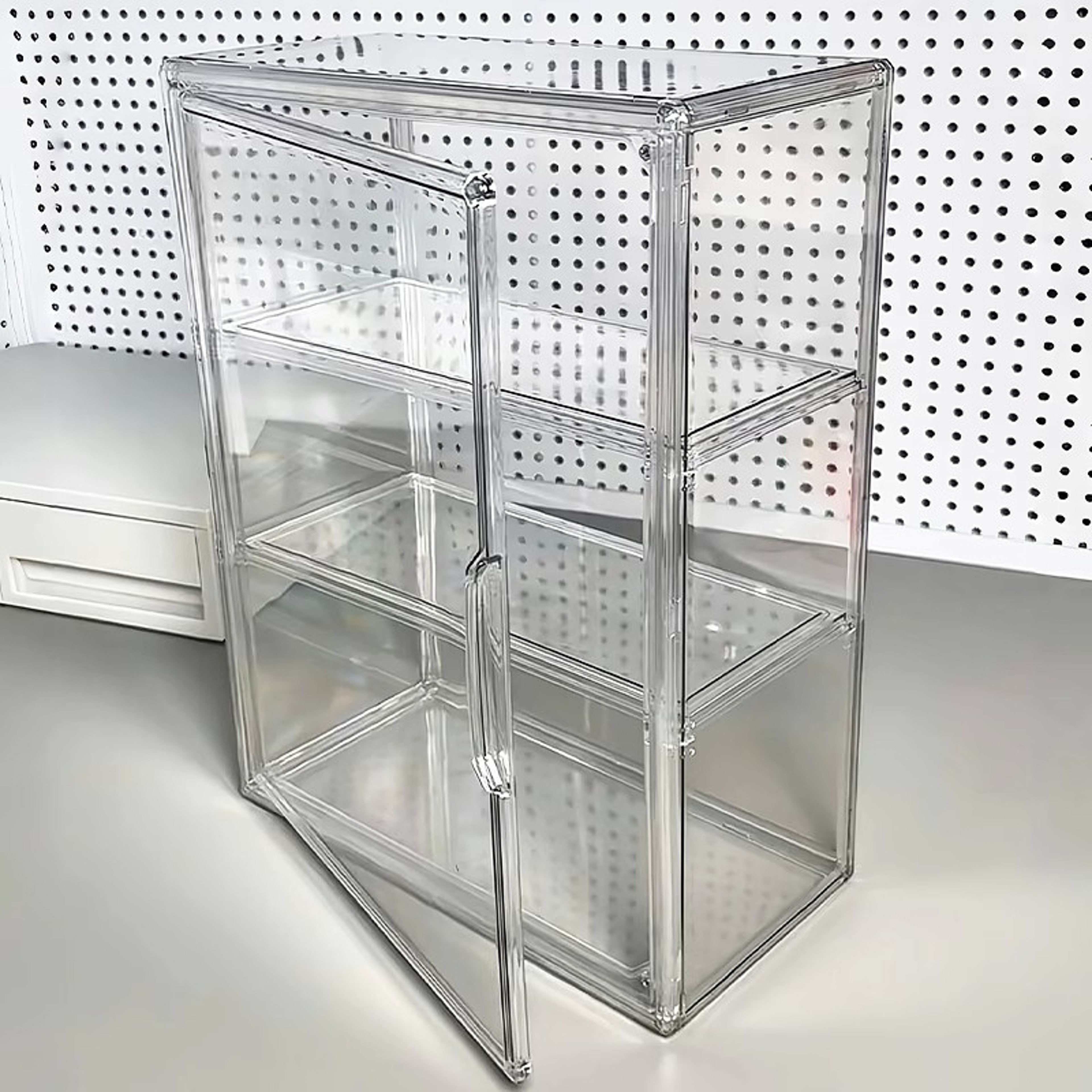 Clear Acrylic Figure Display Case Dustproof Collectible Display Cabinet – view 1