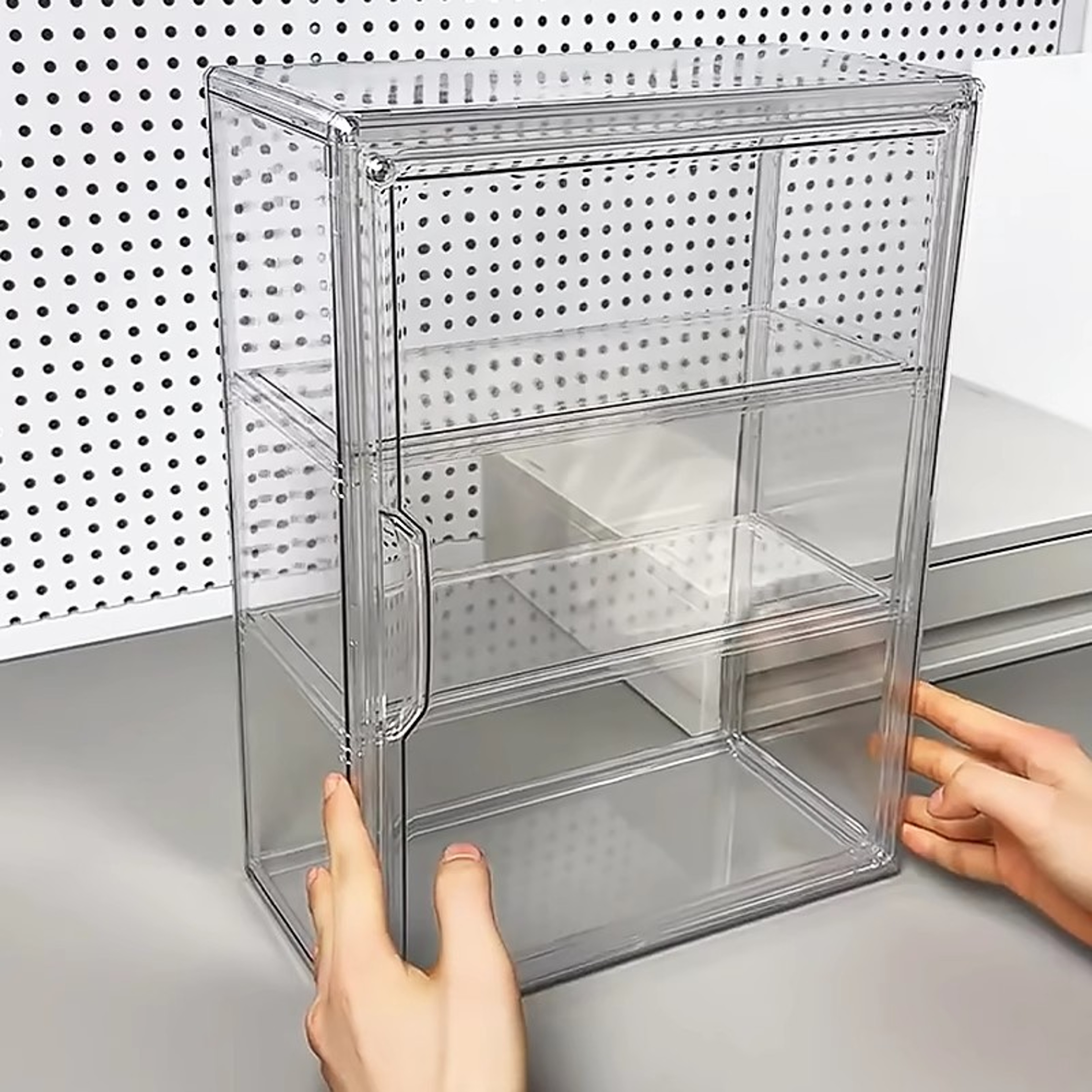 Clear Acrylic Figure Display Case Dustproof Collectible Display Cabinet – view 5
