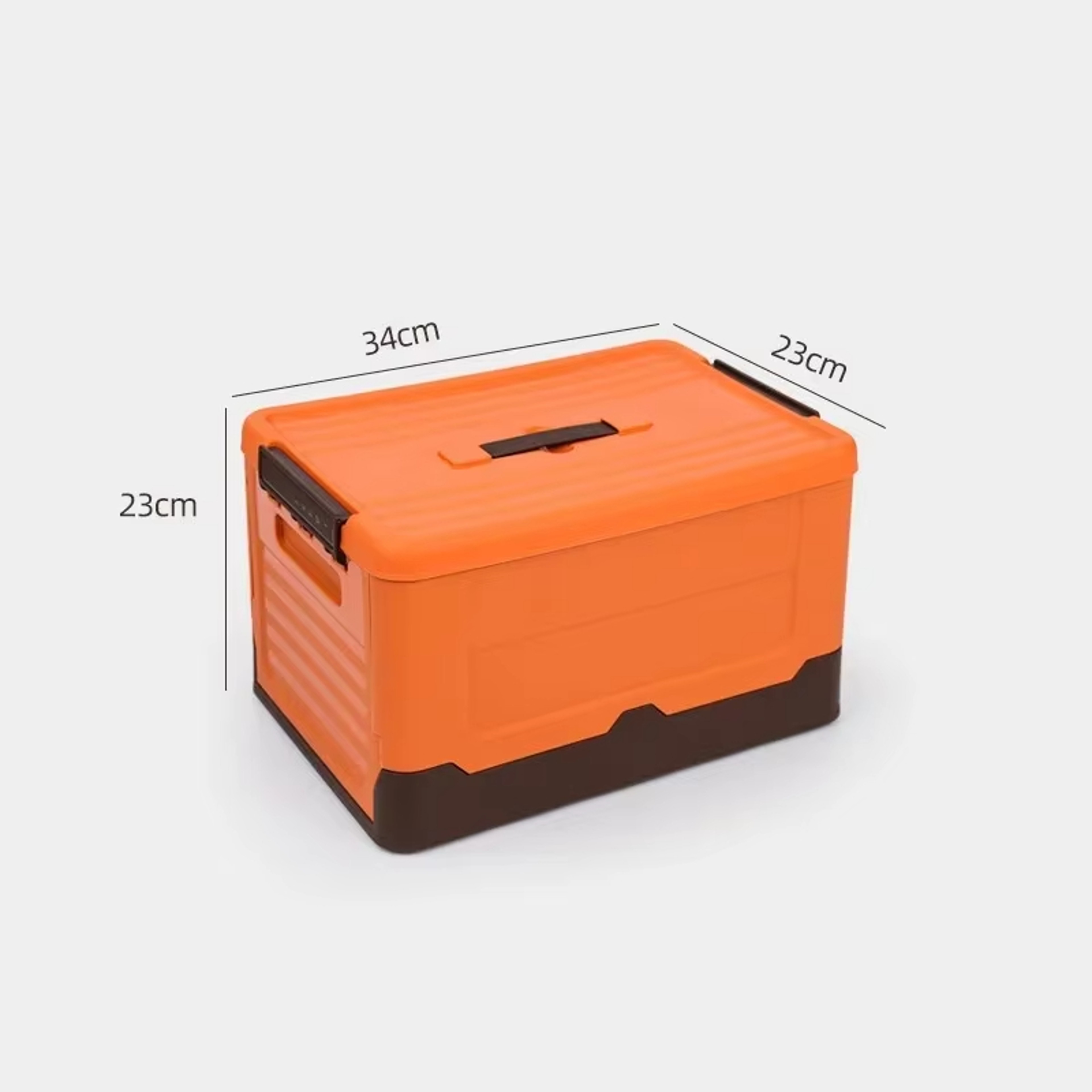 Large Foldable Storage Box with Lid Multipurpose Plastic Home Organizer – view 8