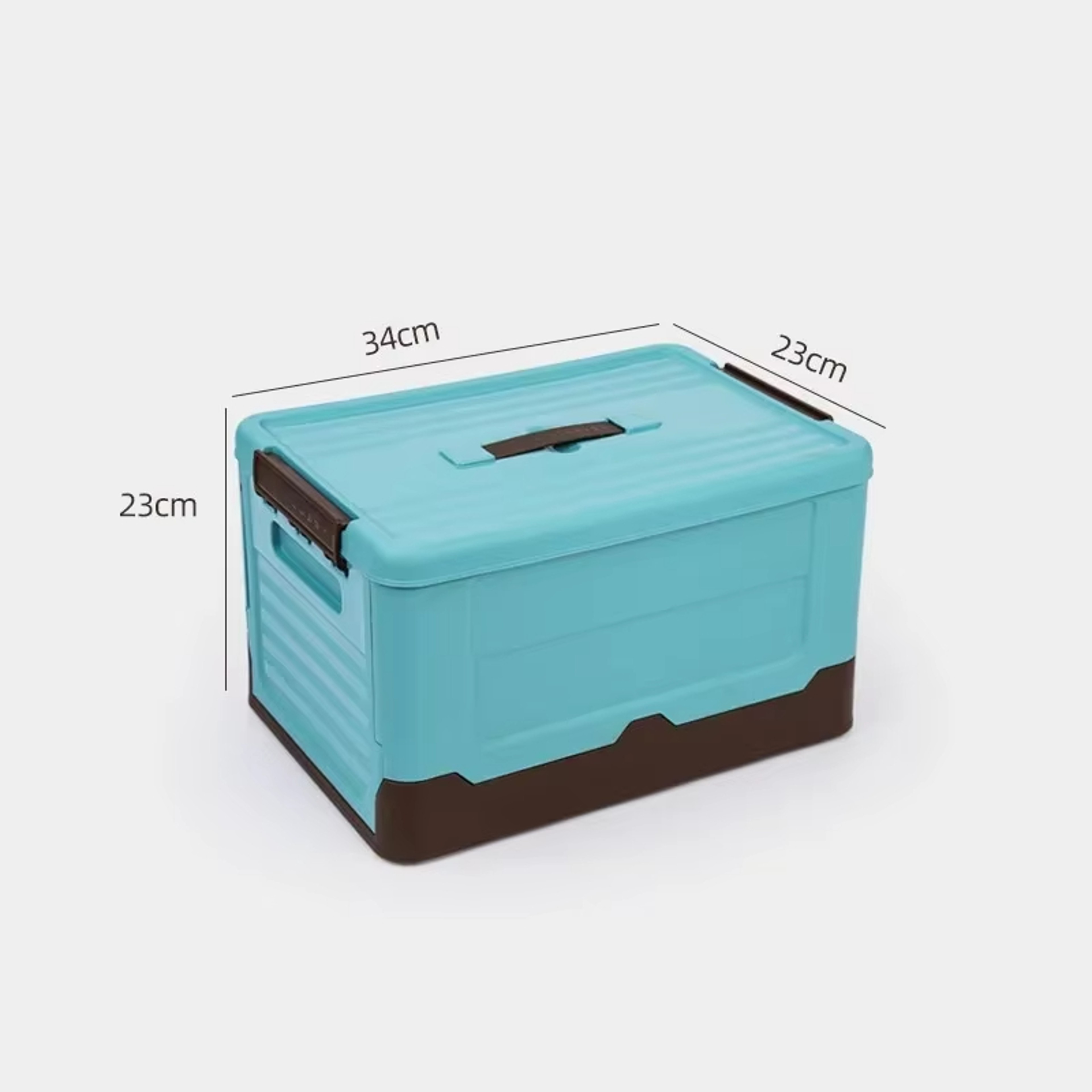 Large Foldable Storage Box with Lid Multipurpose Plastic Home Organizer – view 12