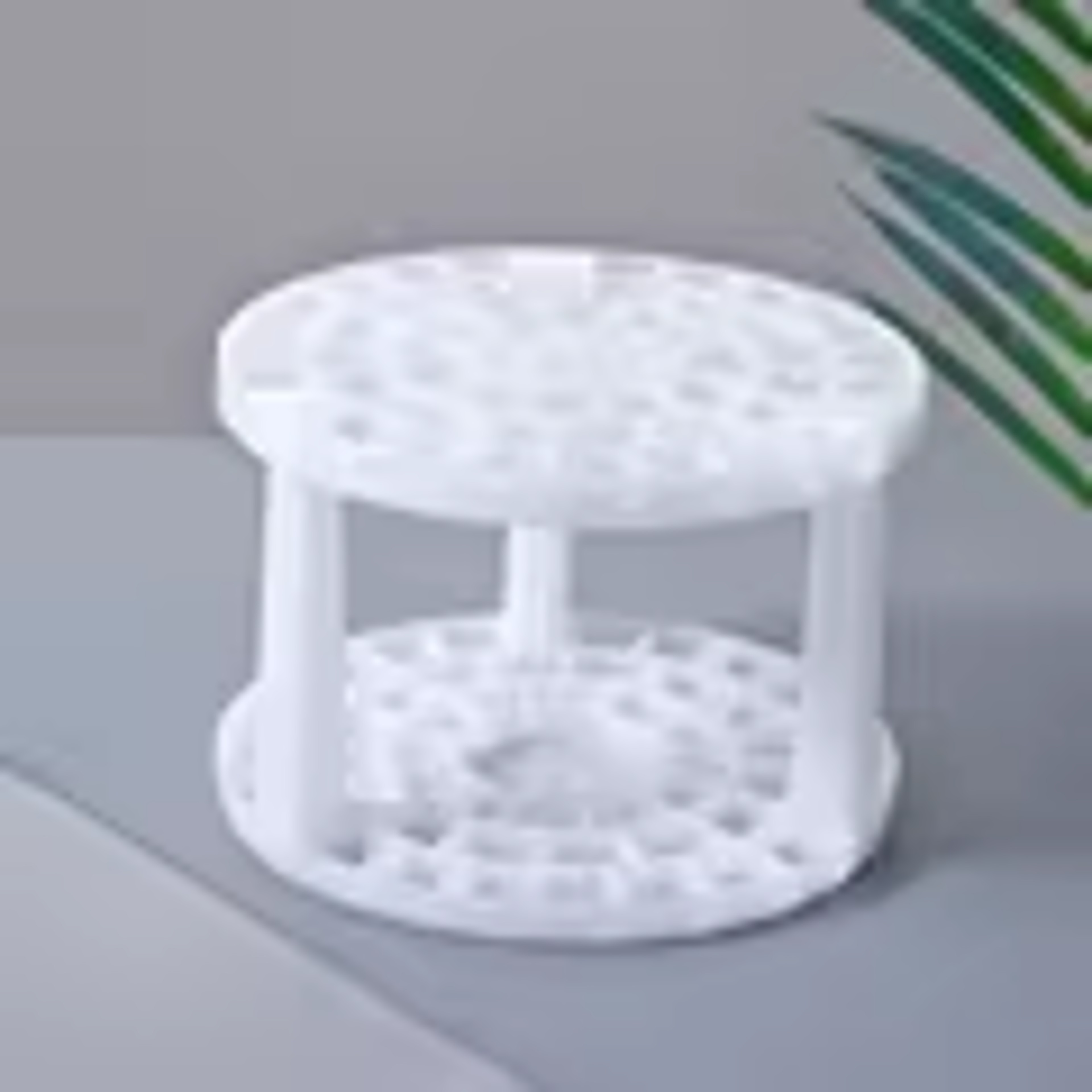 360 Degree Rotating Makeup Brush Holder 5 Slot Vanity Organizer Desktop Cosmetic Storage 7