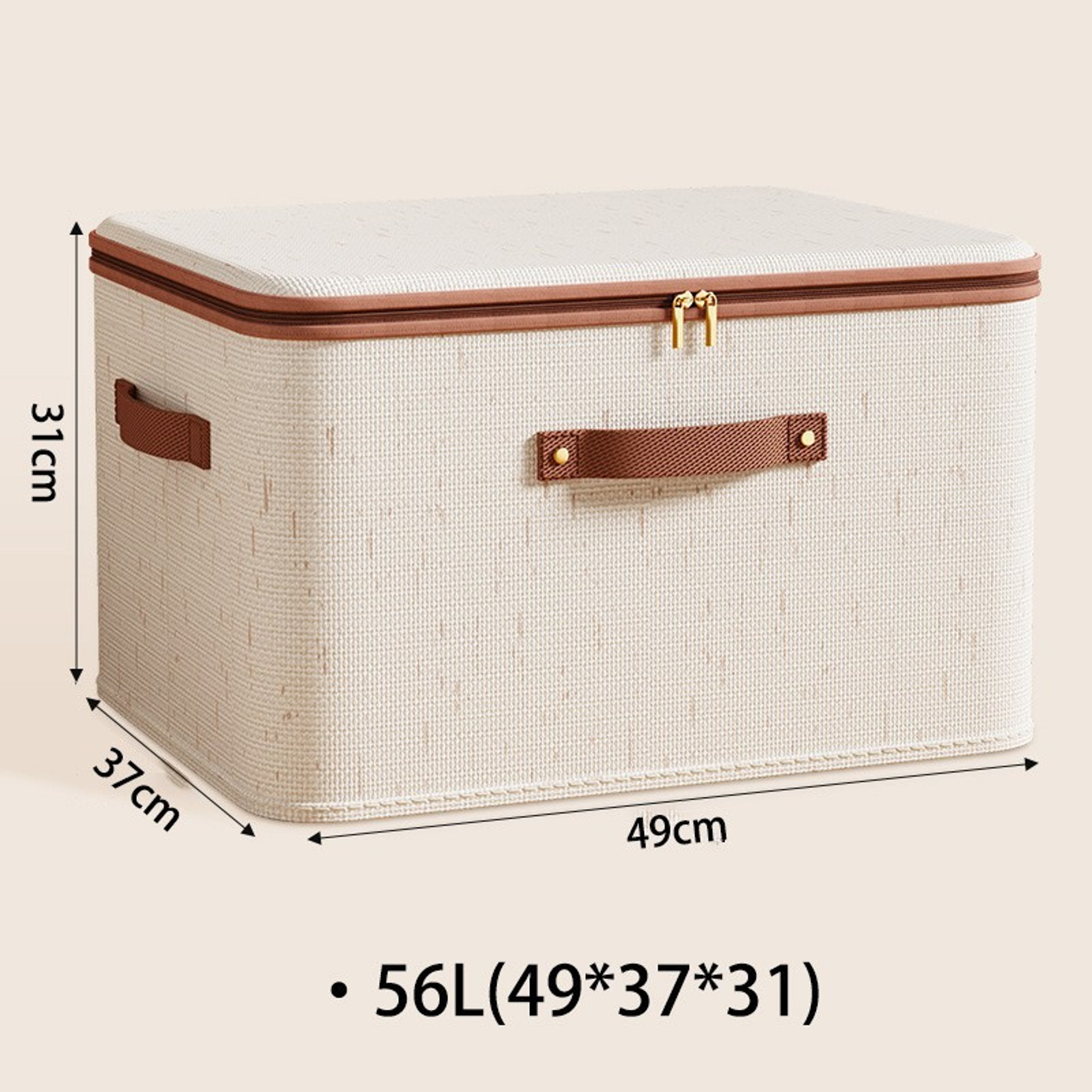 Heavy Duty Storage Box With Lid Foldable Clothes Organizer For Toys Blankets And Home Storage 5