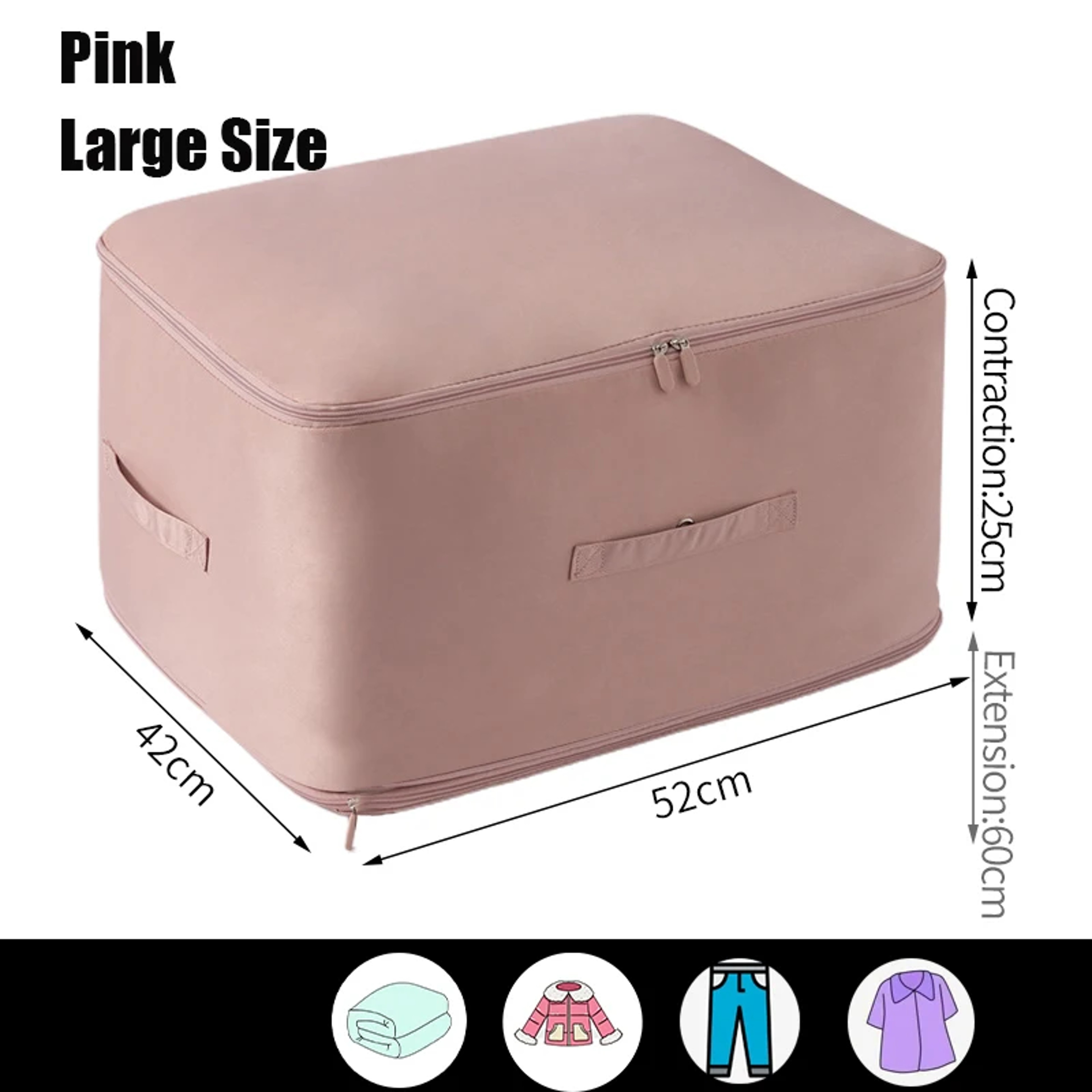 Large Capacity Compression Storage Bag Space Saving Clothes And Bedding Organizer 6