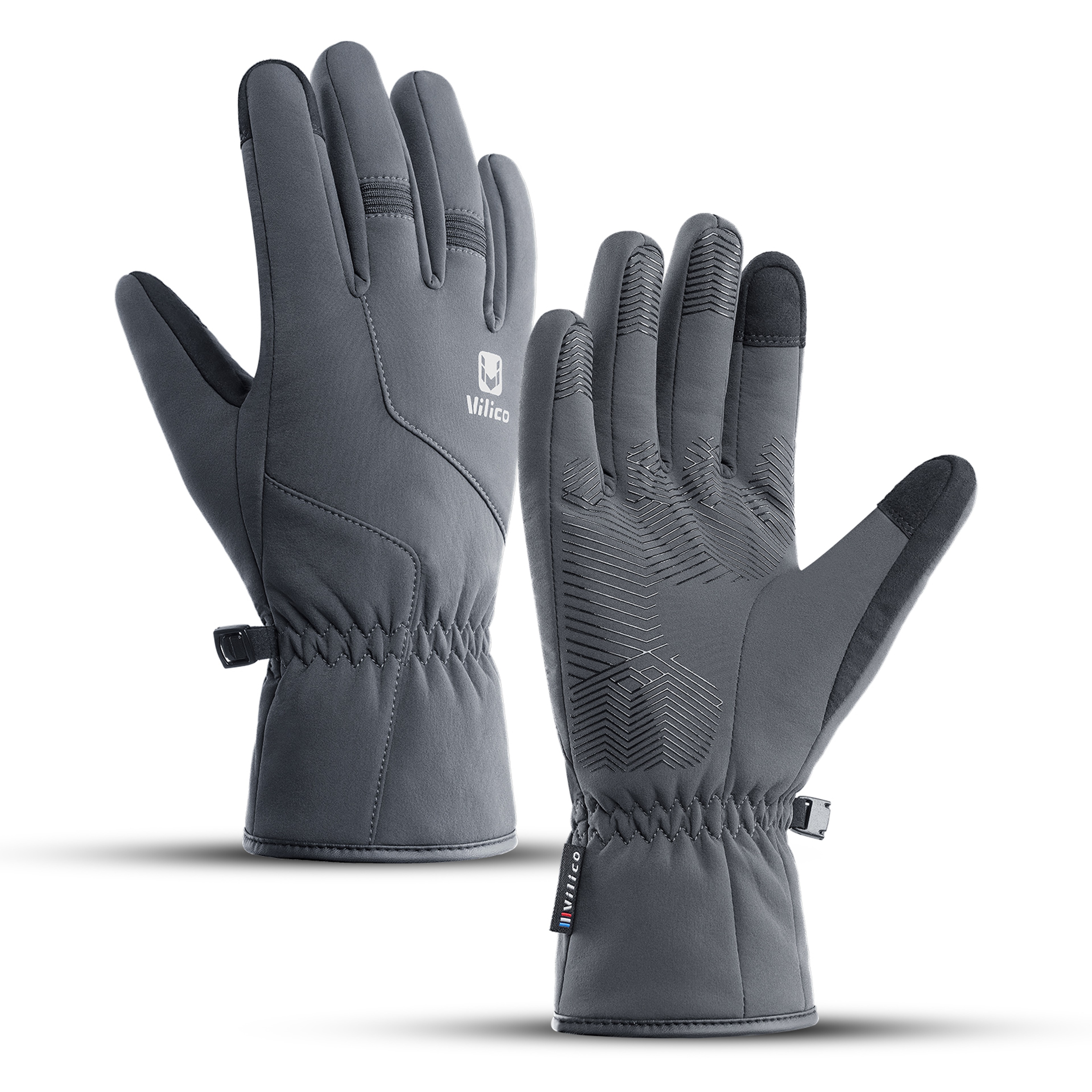 Waterproof Winter Touchscreen Gloves Warm Non Slip Thermal Cycling Gloves – view 1