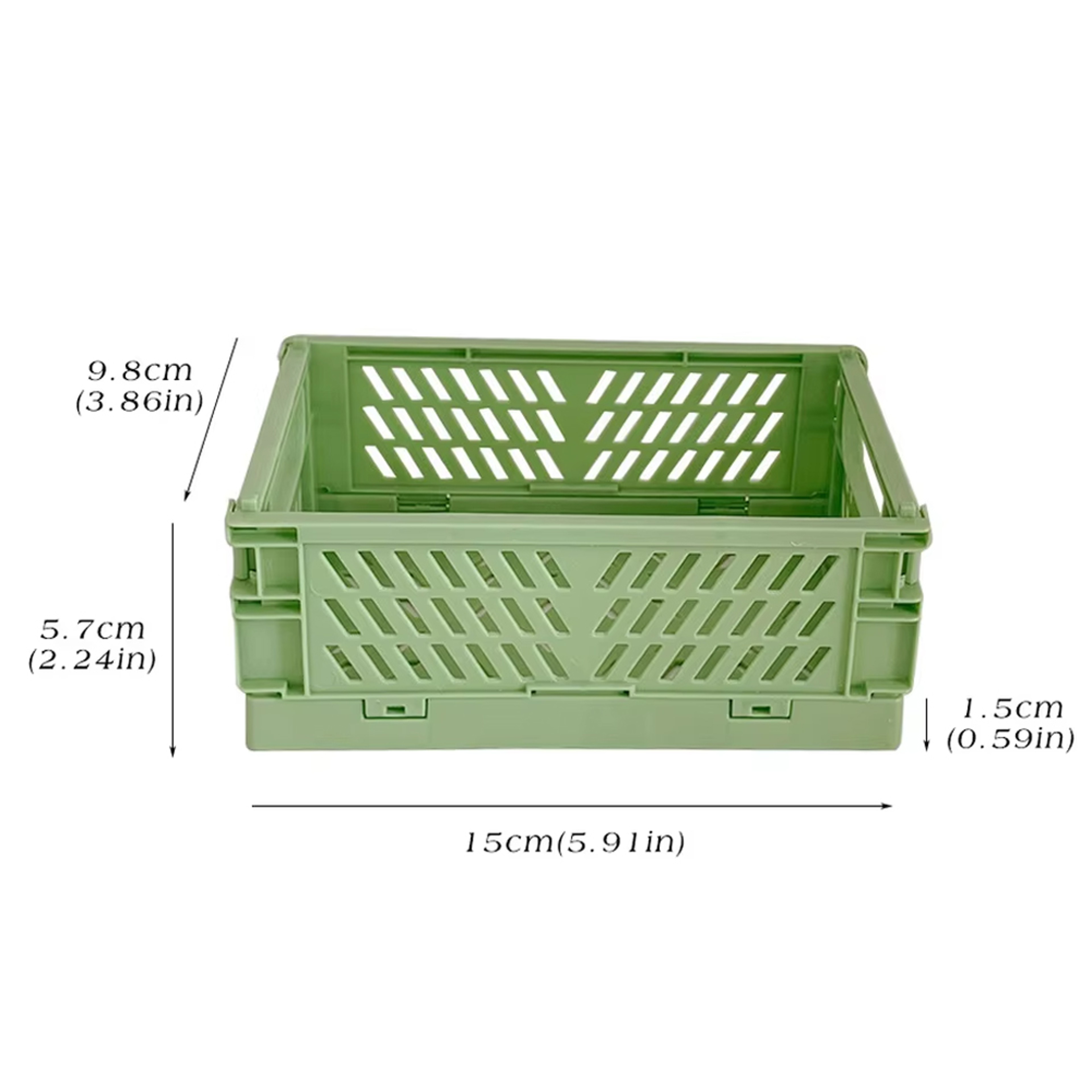 Mrpaper Stackable Desk Organizer Foldable Stationery Storage Holder 6