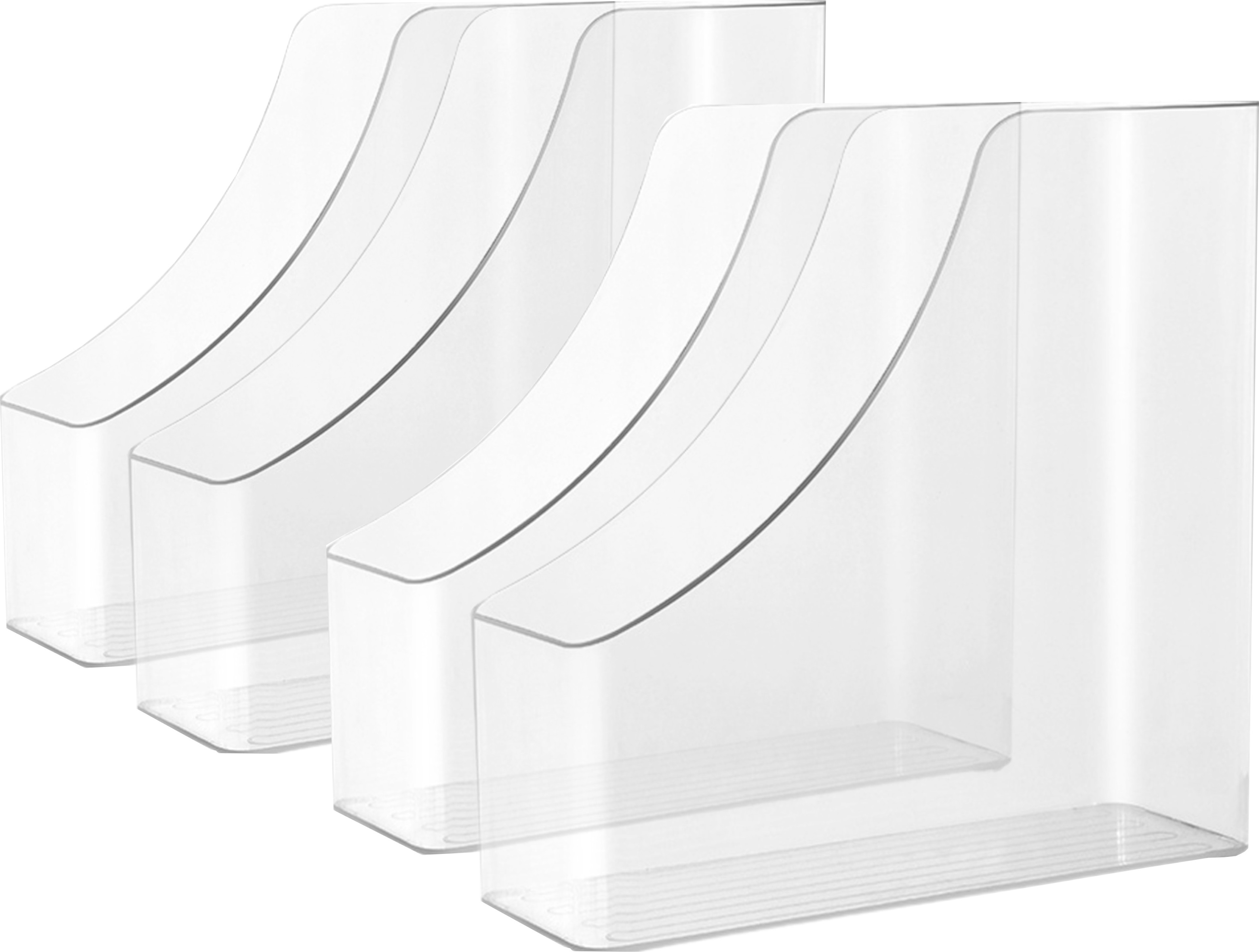 Clear A4 Vertical File Organizer PET Desktop Document Holder 8