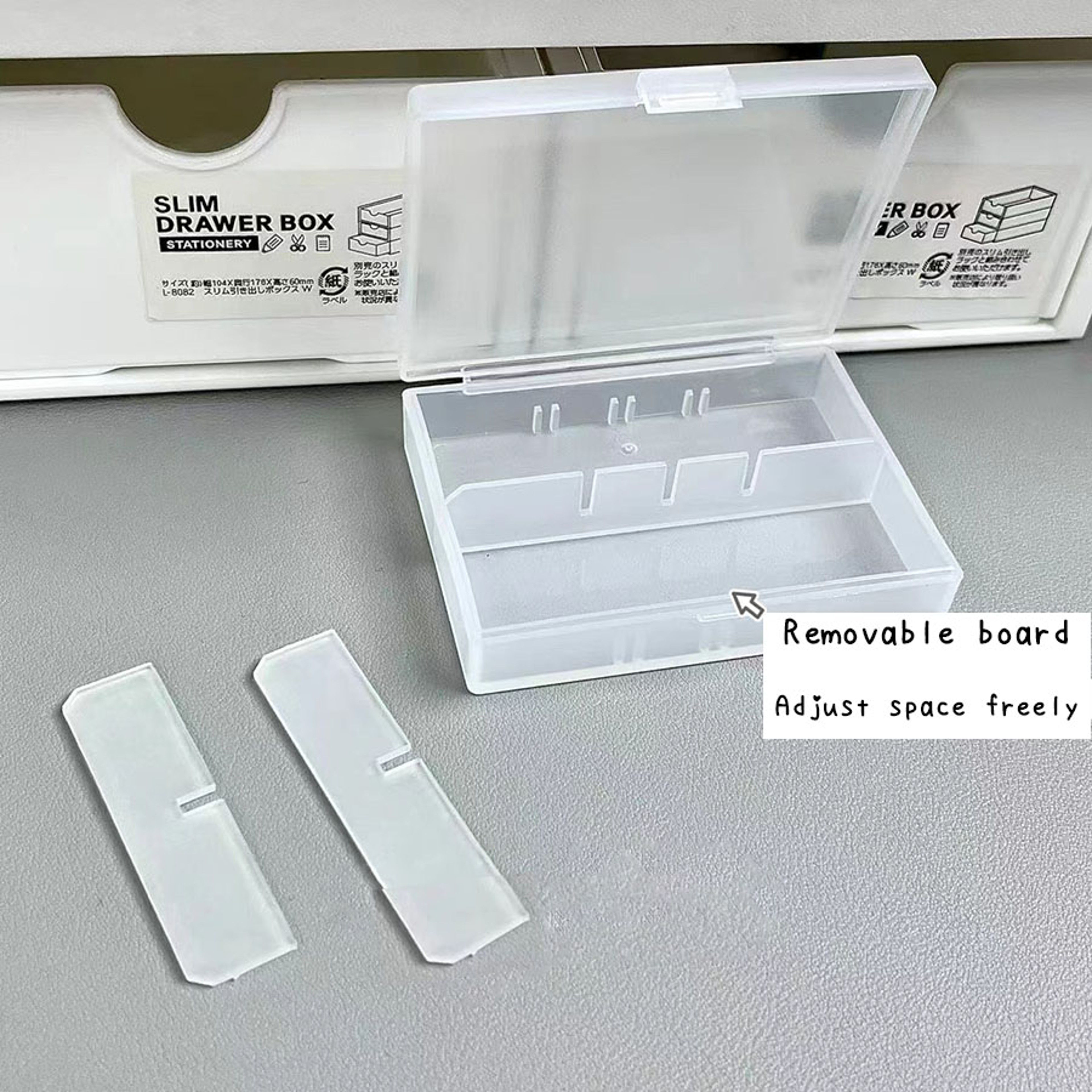 Frosted Card Sleeve Storage Box And Desk Organizer 4
