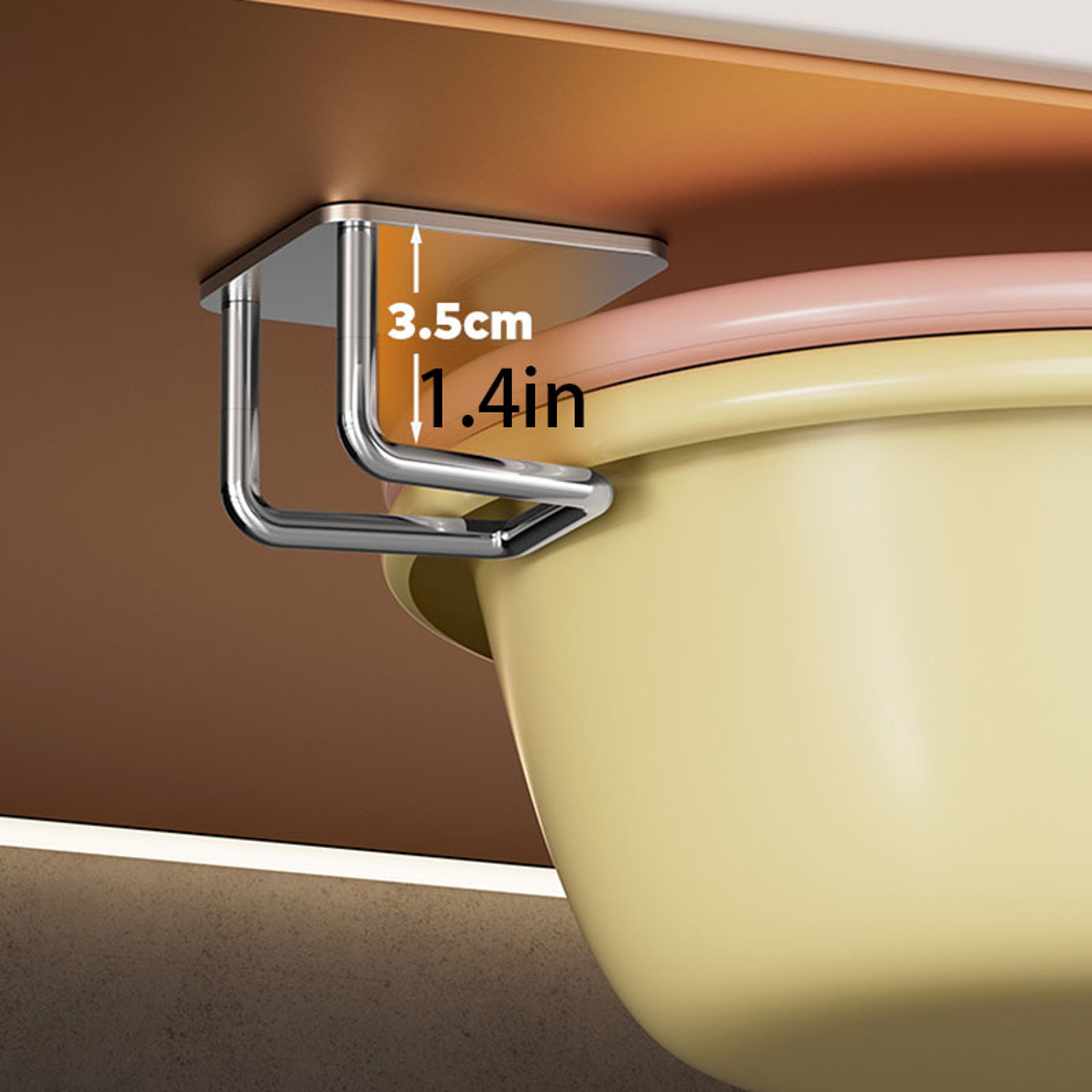 No Drill Wall Mounted Kitchen Organizer Cutting Board And Pot Lid Storage Rack 4