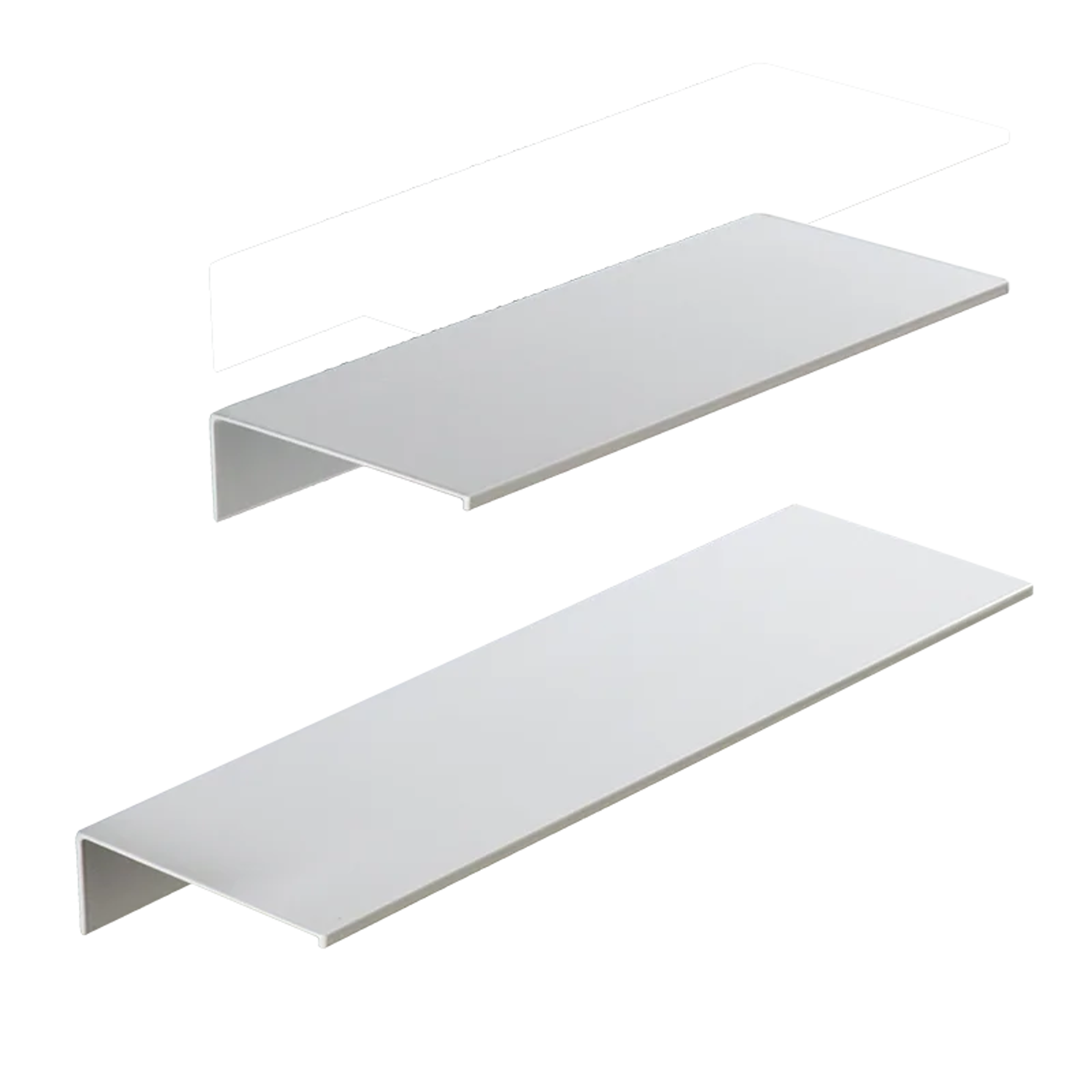 No Drill Shower Shelf Wall Mounted Bathroom Organizer Space Saving Storage Rack – view 1