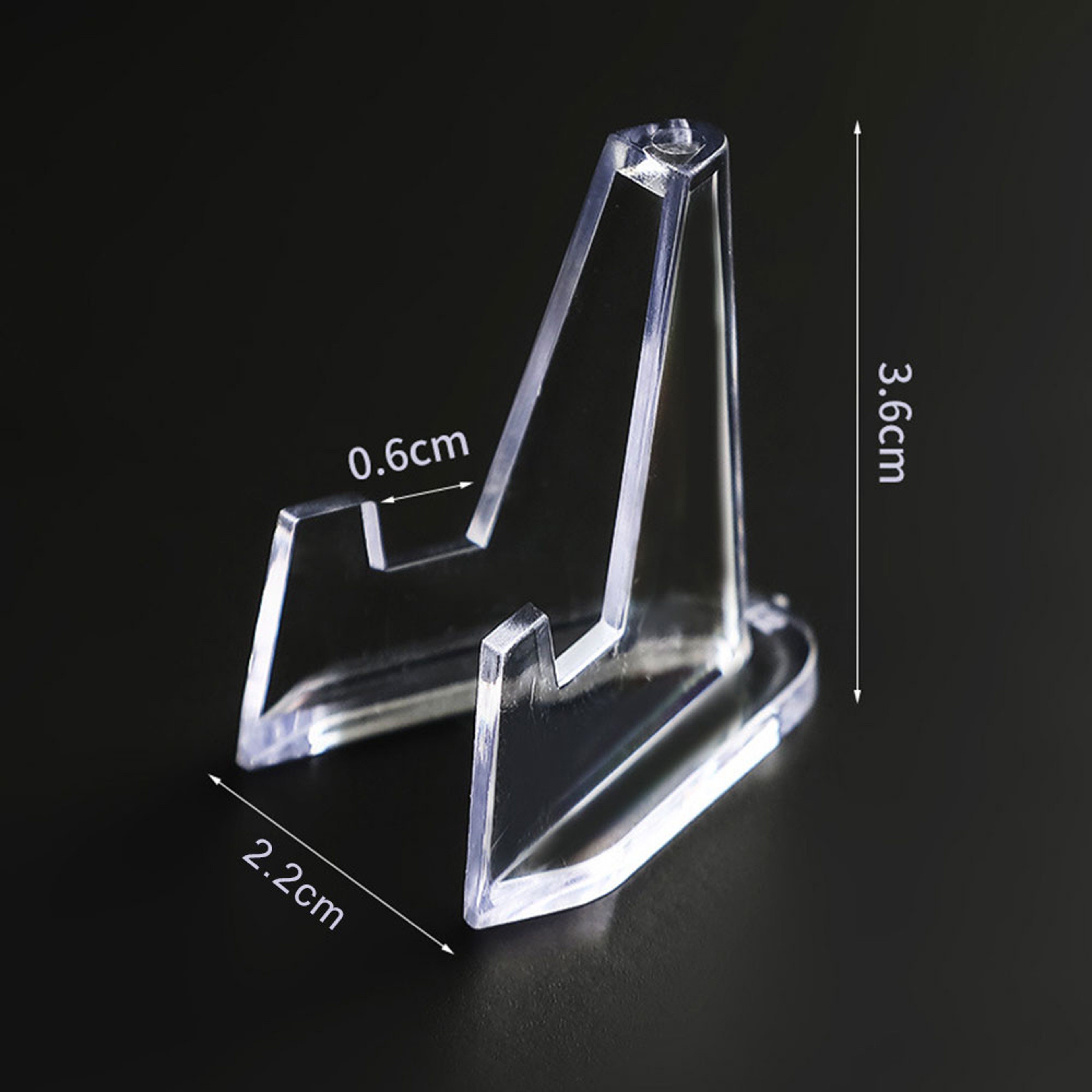 10 Pack Clear Acrylic Coin Display Stands For Challenge Coins Cards And Collectibles 6
