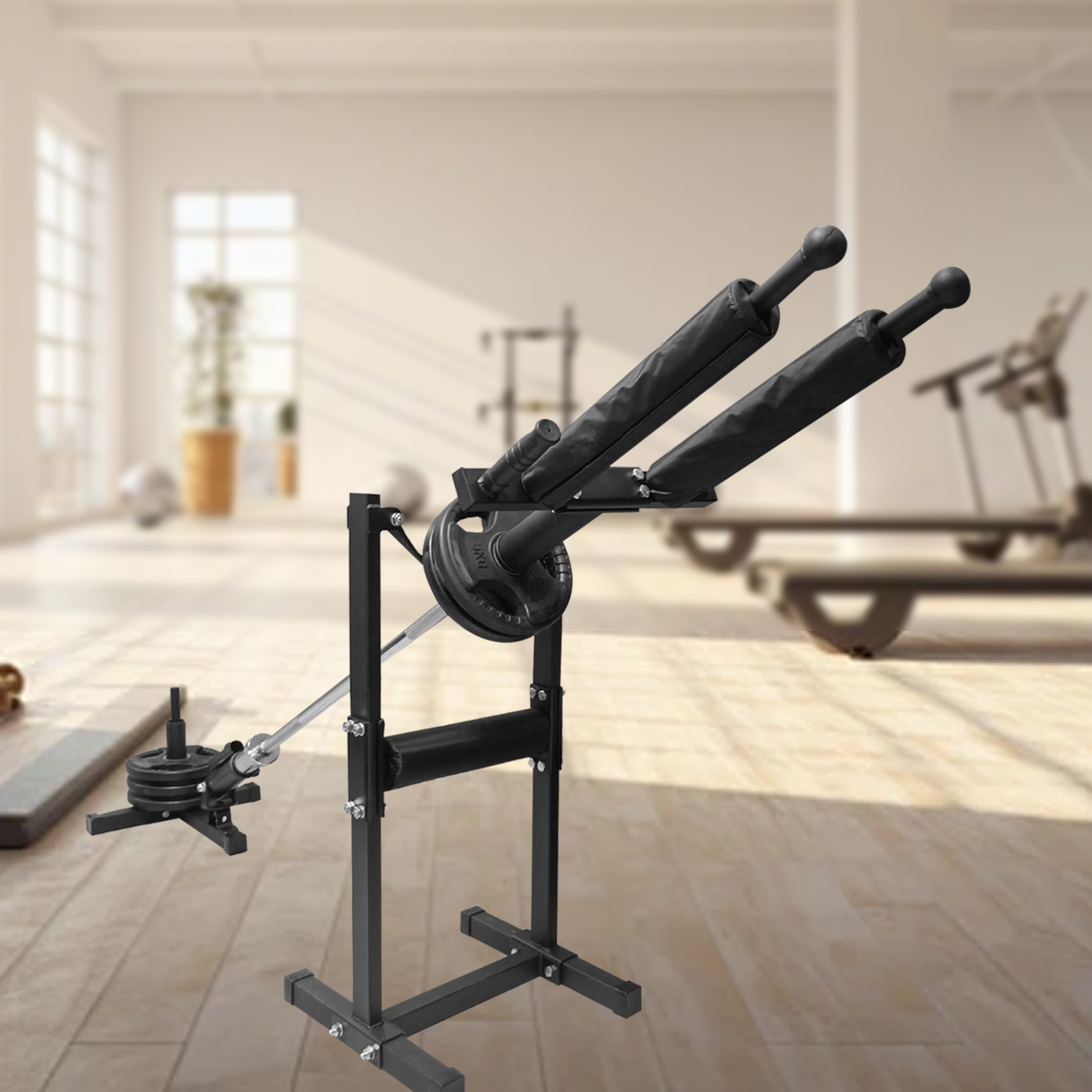 Barbell Hack Squat Attachment Shoulder Press Handle for Strength Training – view 1