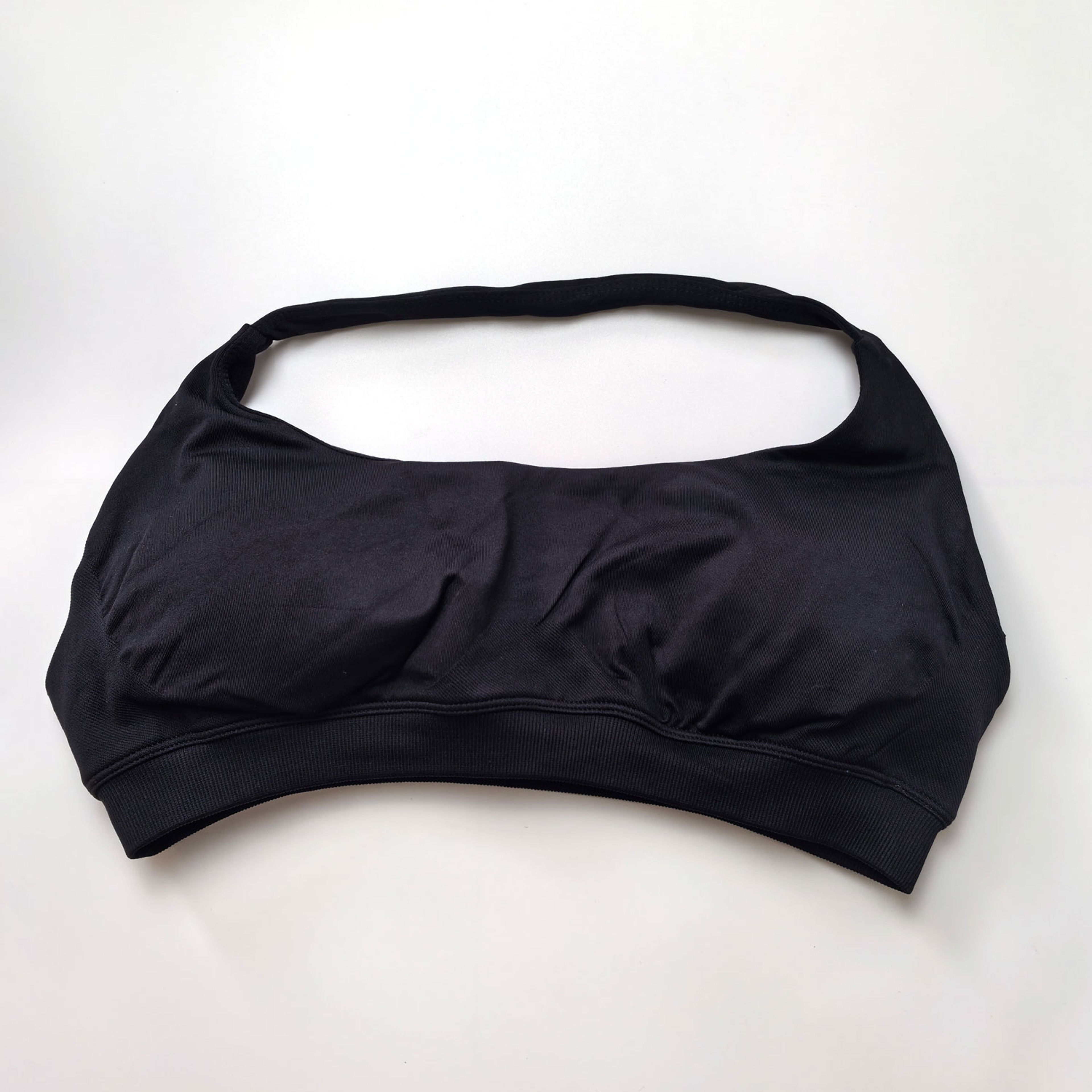 Seamless Halter Sports Bra With Open Back Quick Dry Nylon Support 17