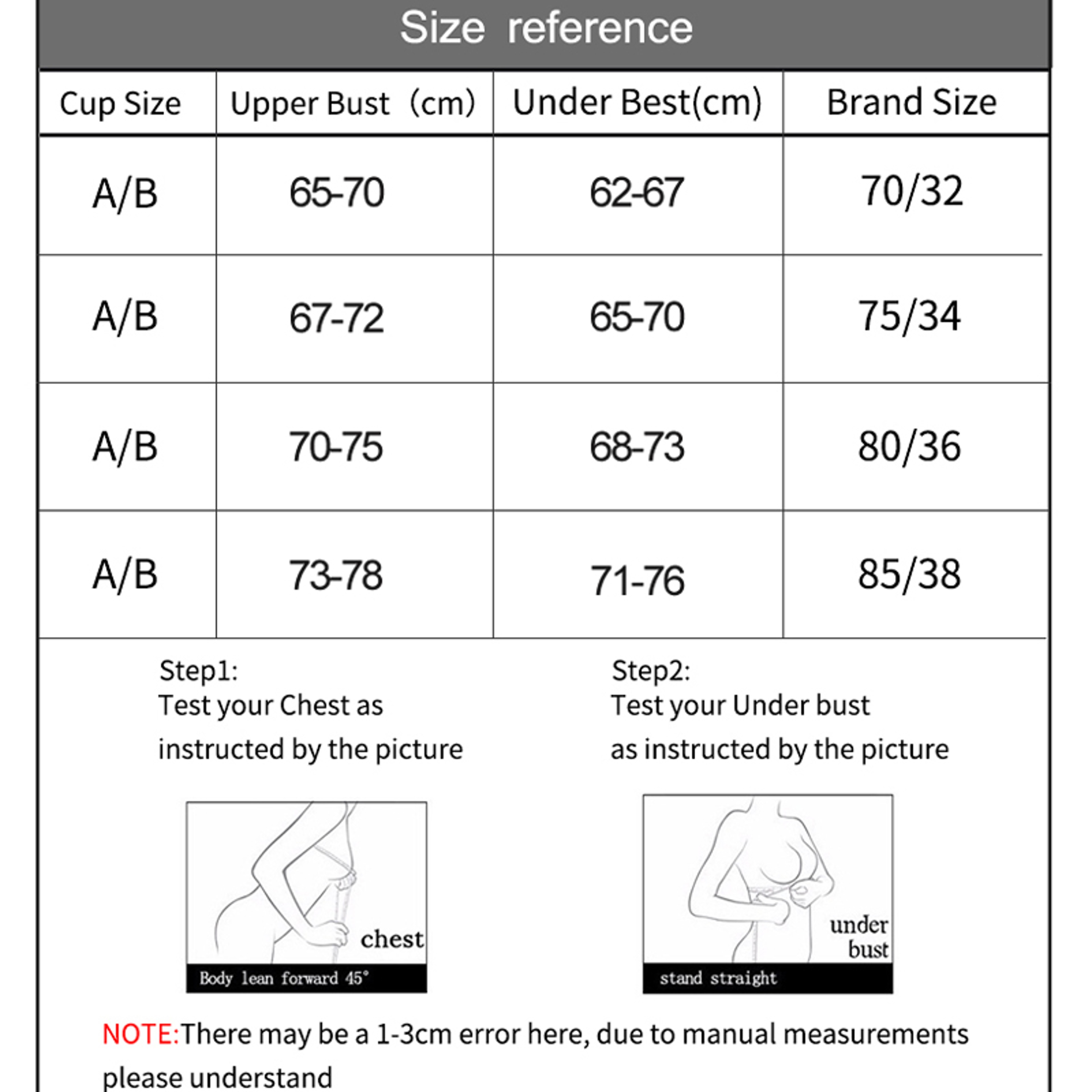 Seamless Push Up Bra for Women Wire Free Adjustable Strap 3/4 Cup Bralette – view 6