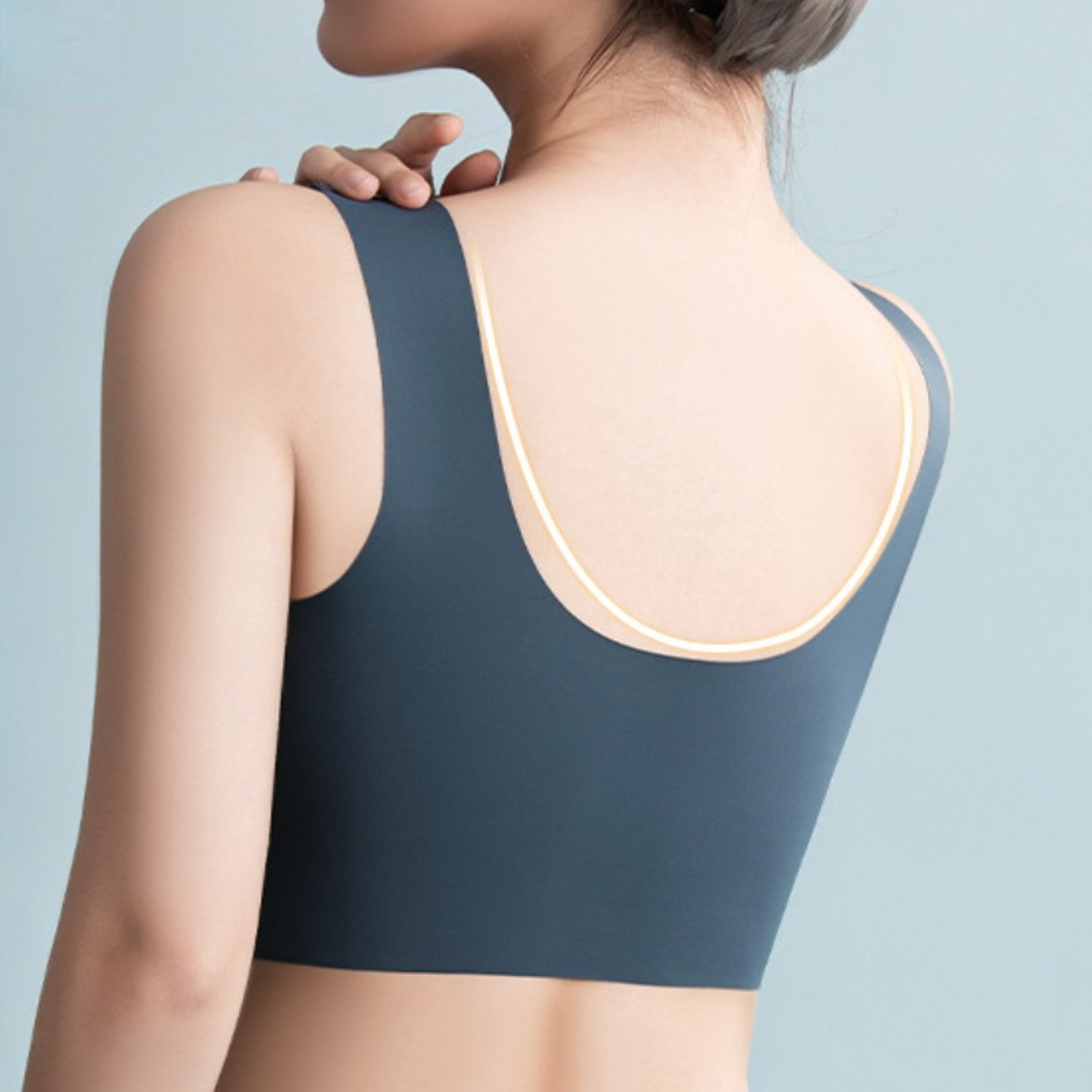 Seamless Push Up Wire Free Bralette With Non Adjustable Straps 4