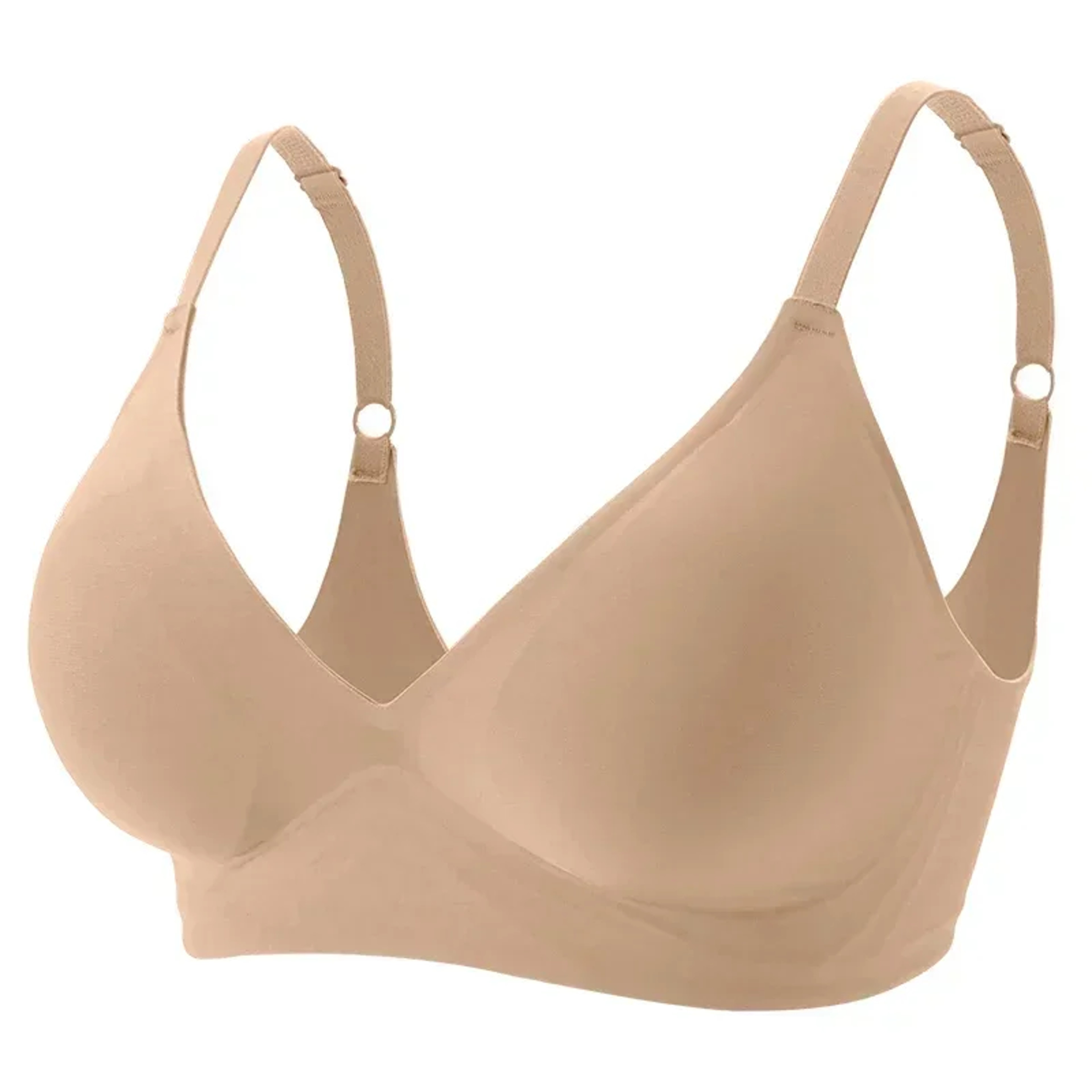 Women's Seamless Wireless Padded Bralette with Adjustable Straps – view 9