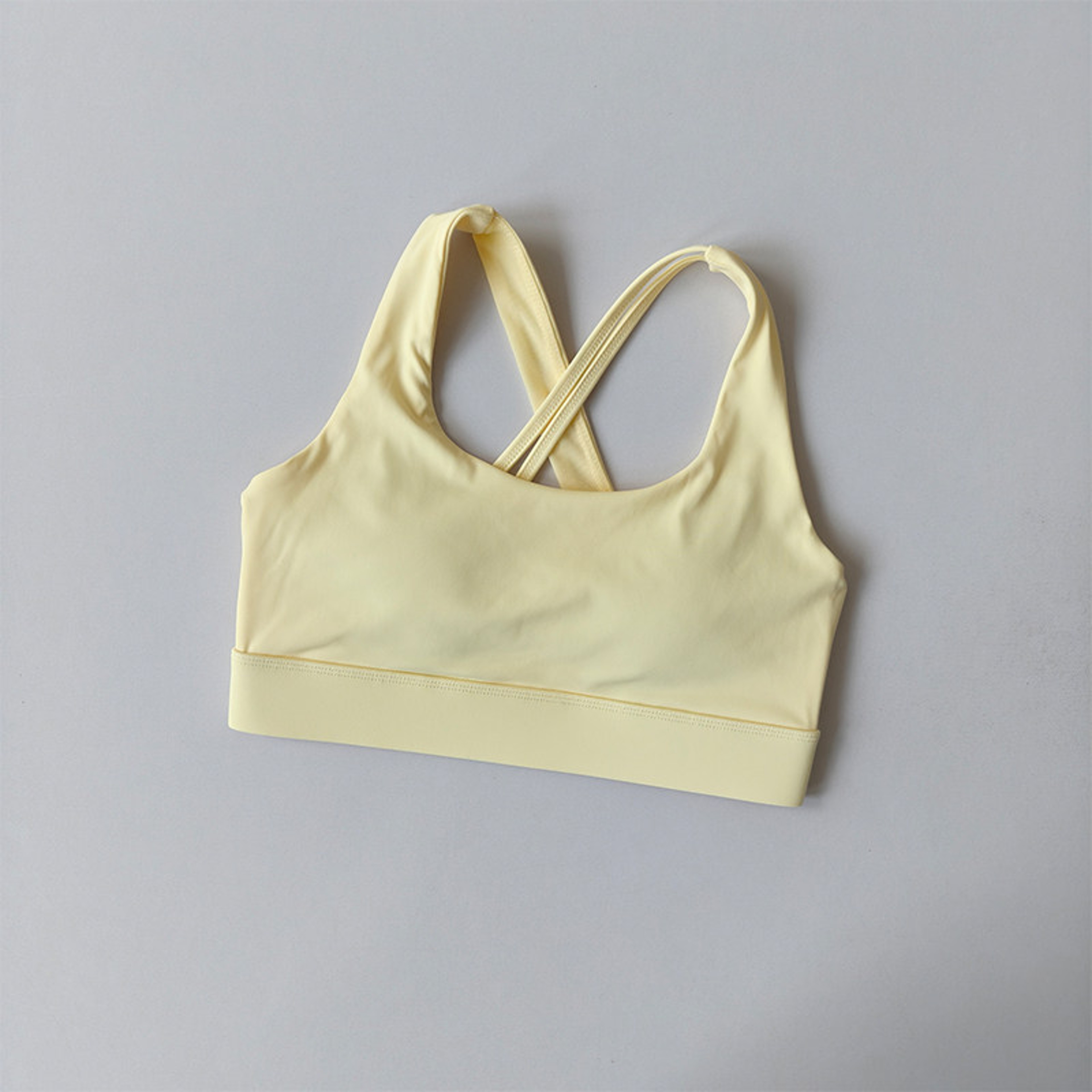 High Impact Sports Bra with Front Zipper Quick Dry Breathable Nylon Workout Top – view 5