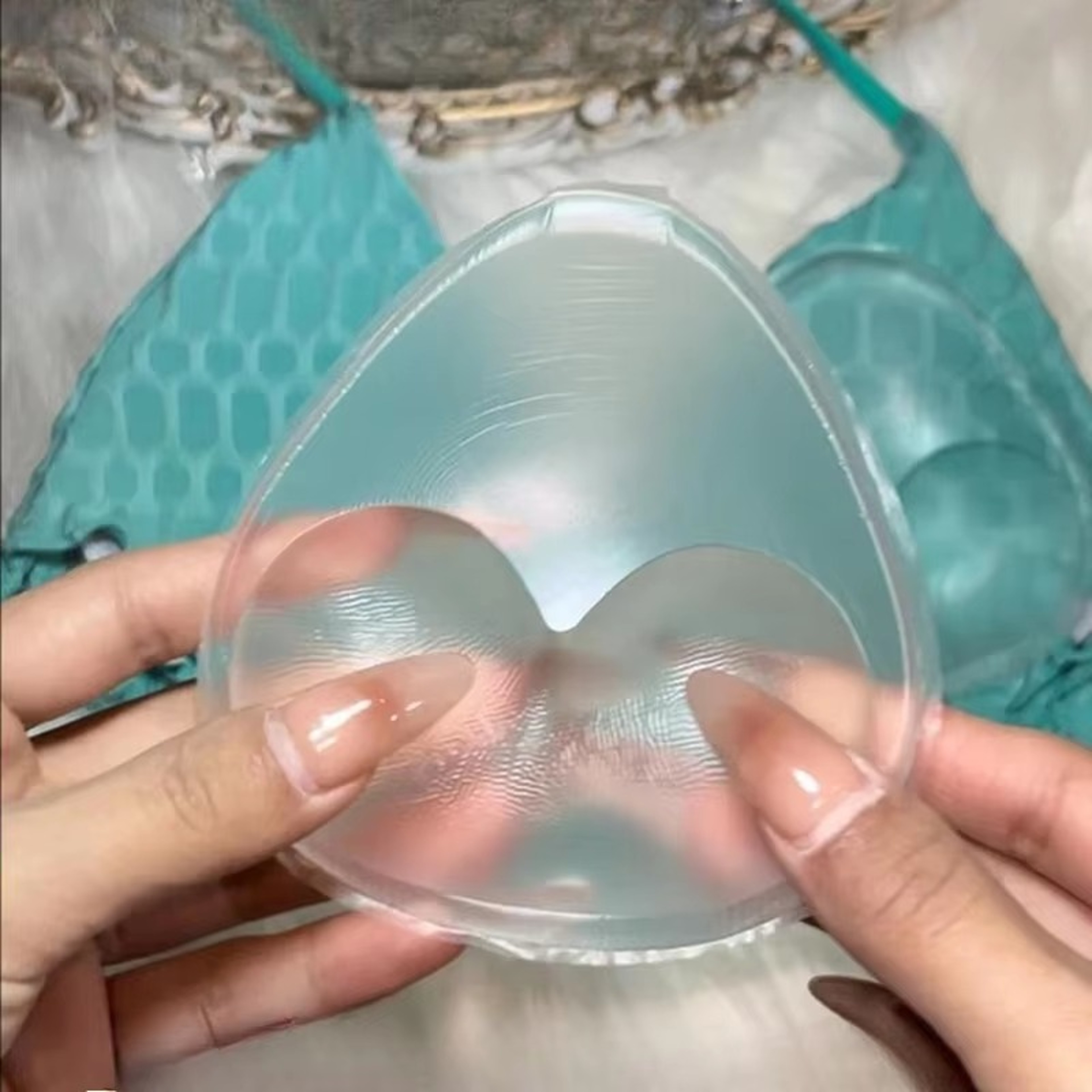 Silicone Bra Inserts Sticky Push Up Pads for Swimsuits and Bikinis – view 3