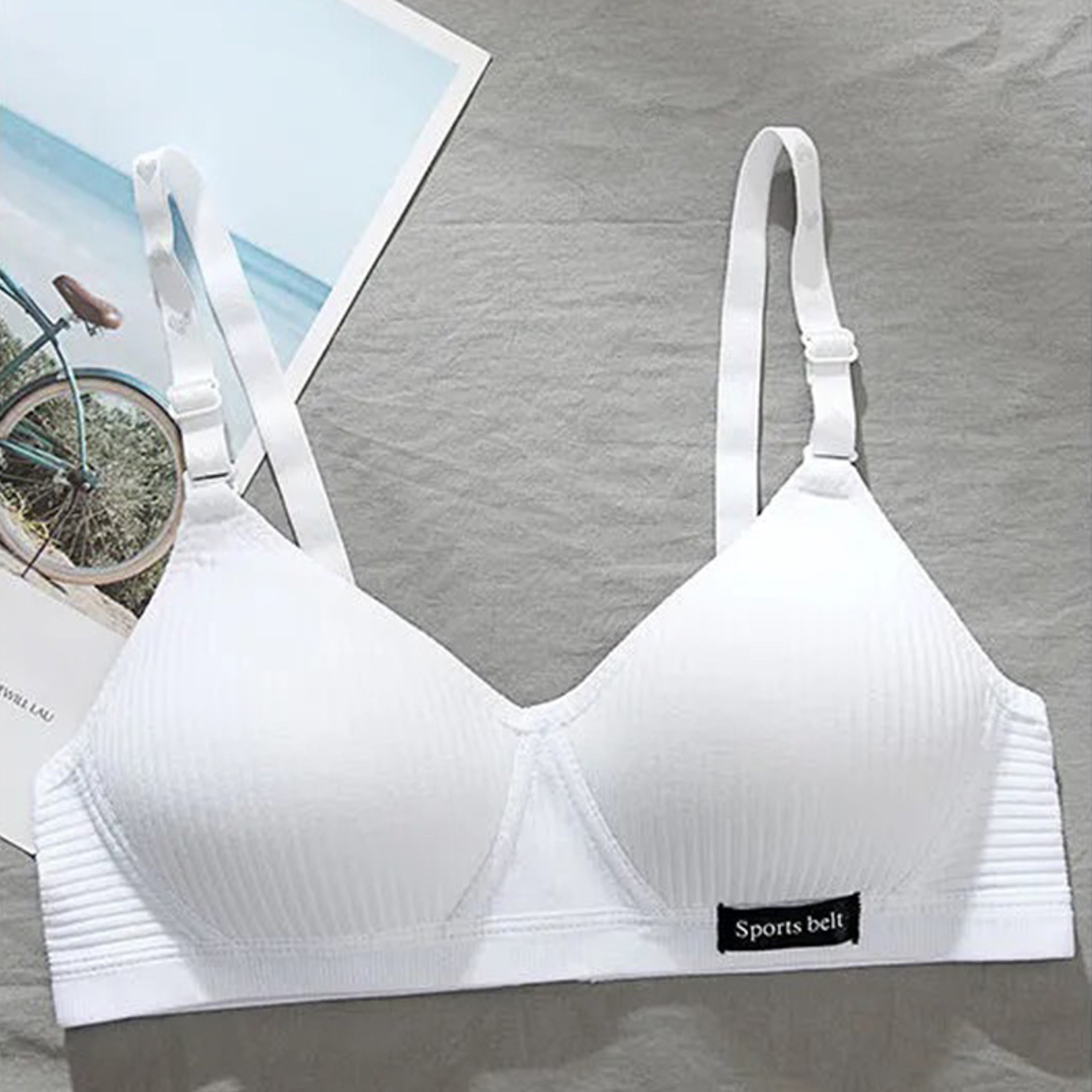 Wireless Seamless Bra With Adjustable Straps And 34 Cup Design 5