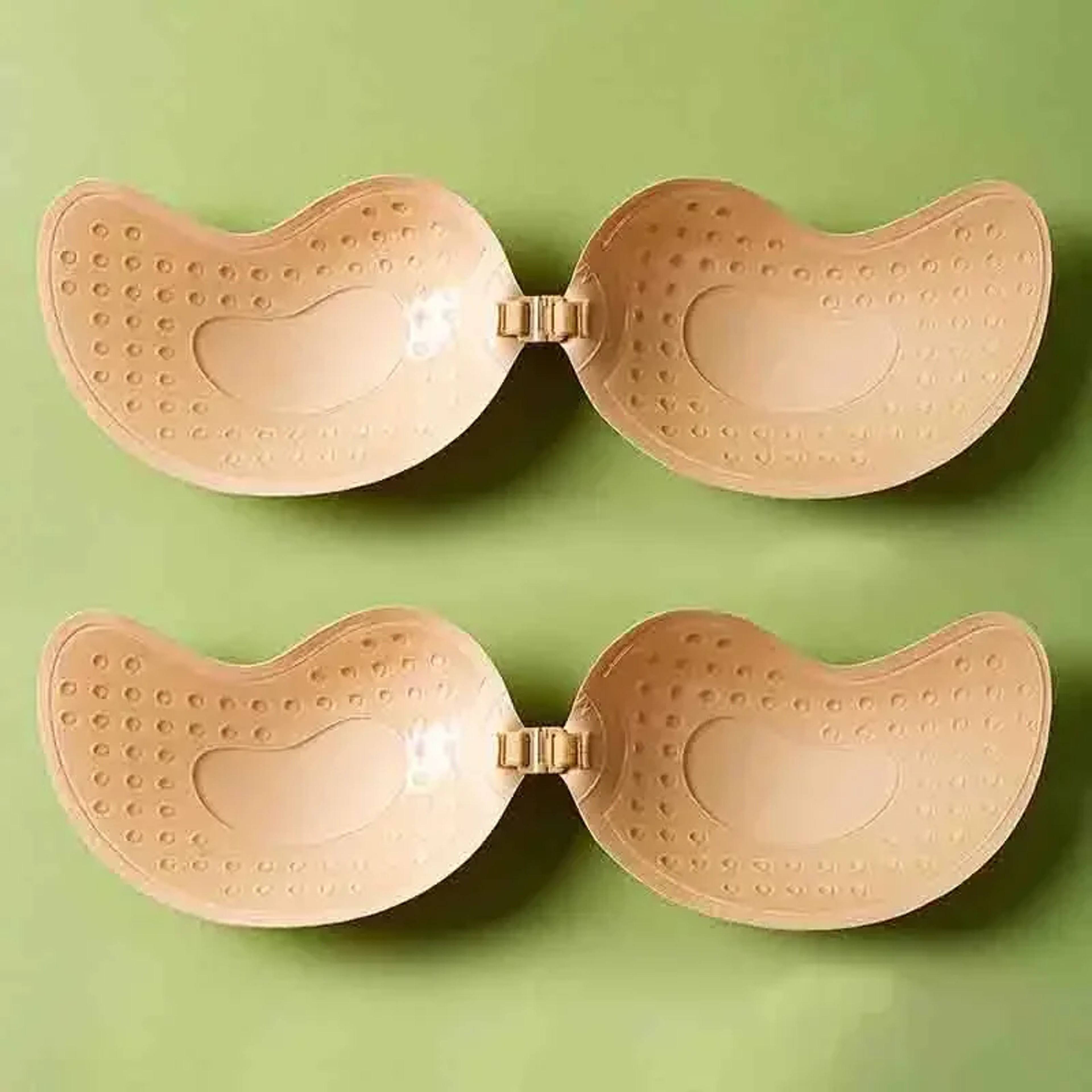 Reusable Strapless Adhesive Bra Seamless Silicone Push Up Bra With Front Closure 10