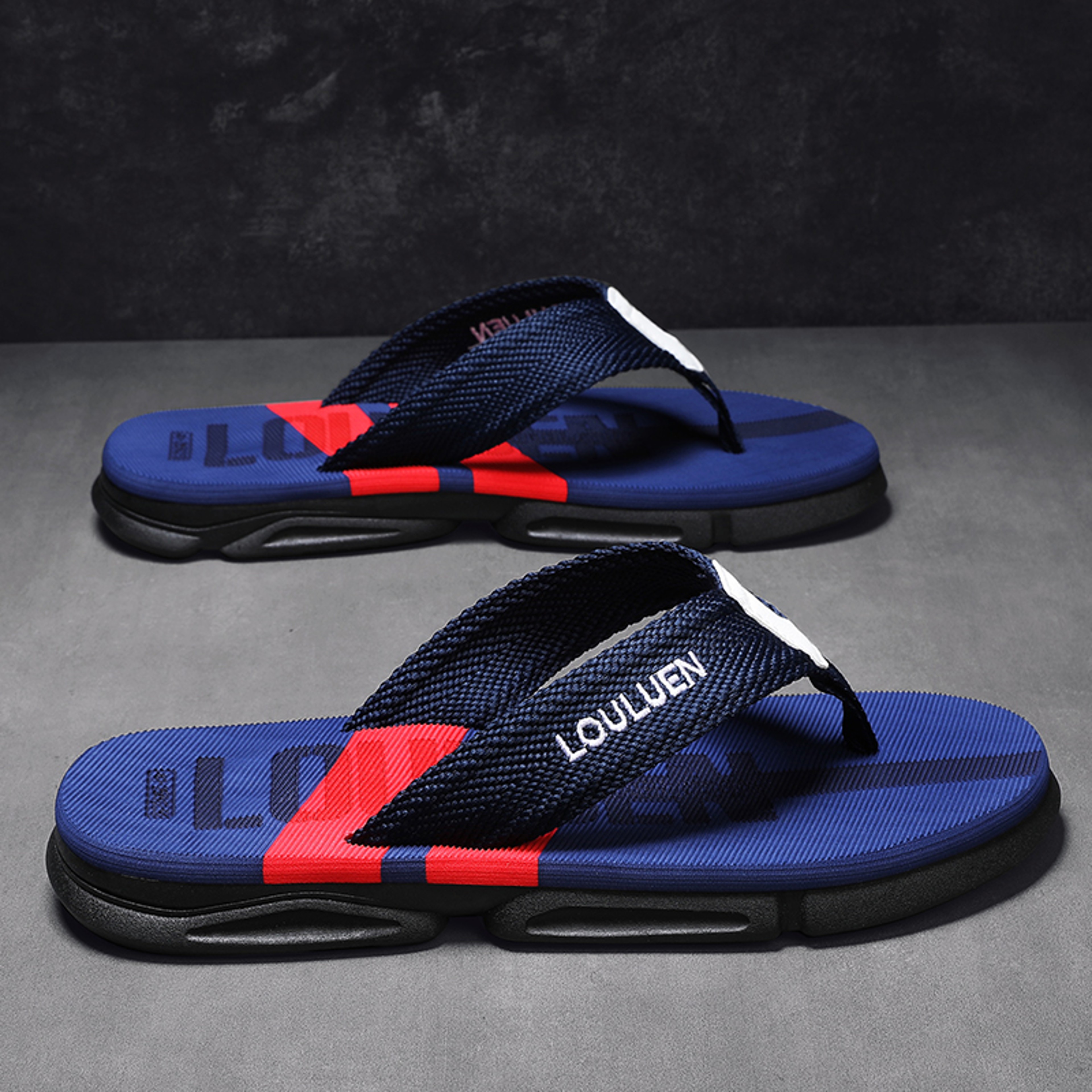 Mens Summer Flip Flops with EVA Upper and PVC Outsole for Outdoor Wear – view 3