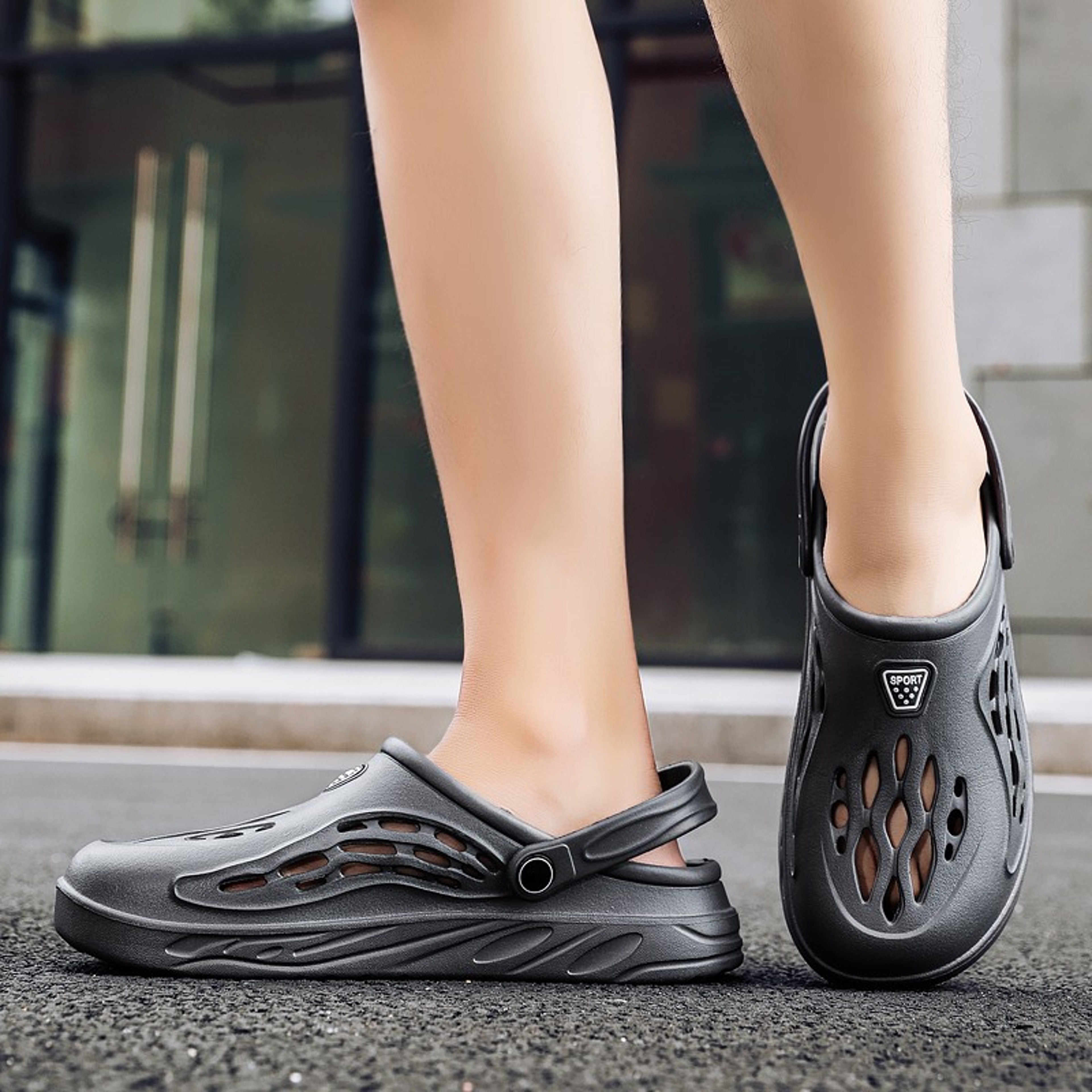 Mens EVA Platform Clogs With Lightweight Soft Sole For Summer Outdoor Wear 5